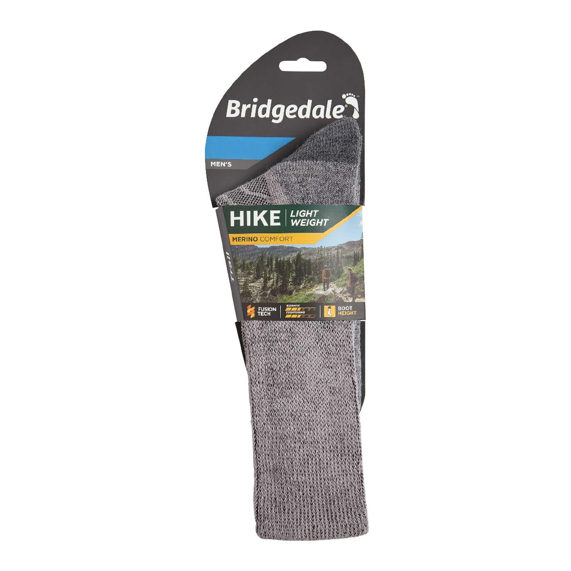 Mens Hiking Lightweight Merino Wool Cushioned Boot Socks 2/7