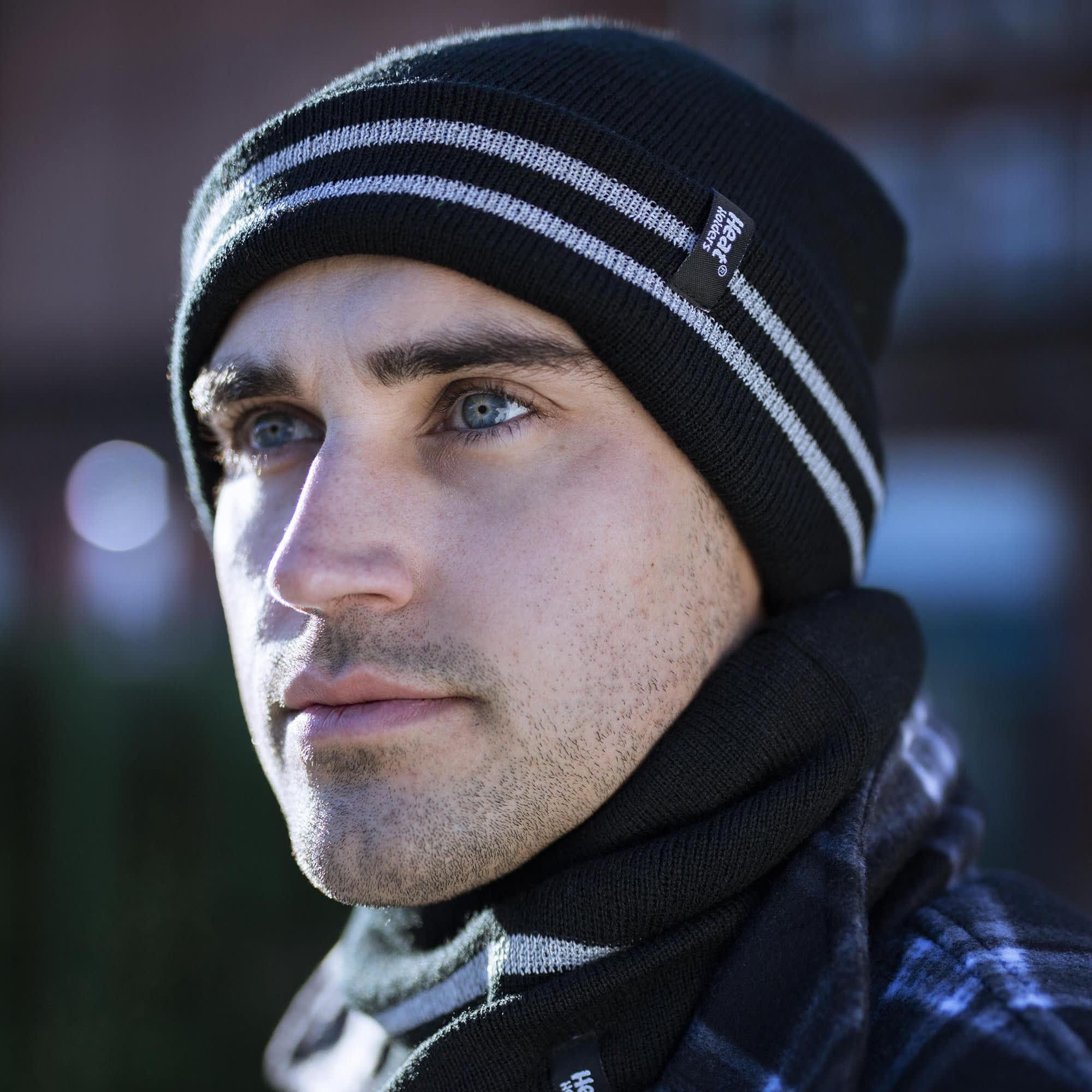 Heat Holders Herren Beanie Mütze Fleece Innenfutter Arbeitmütze Stricken 3/6