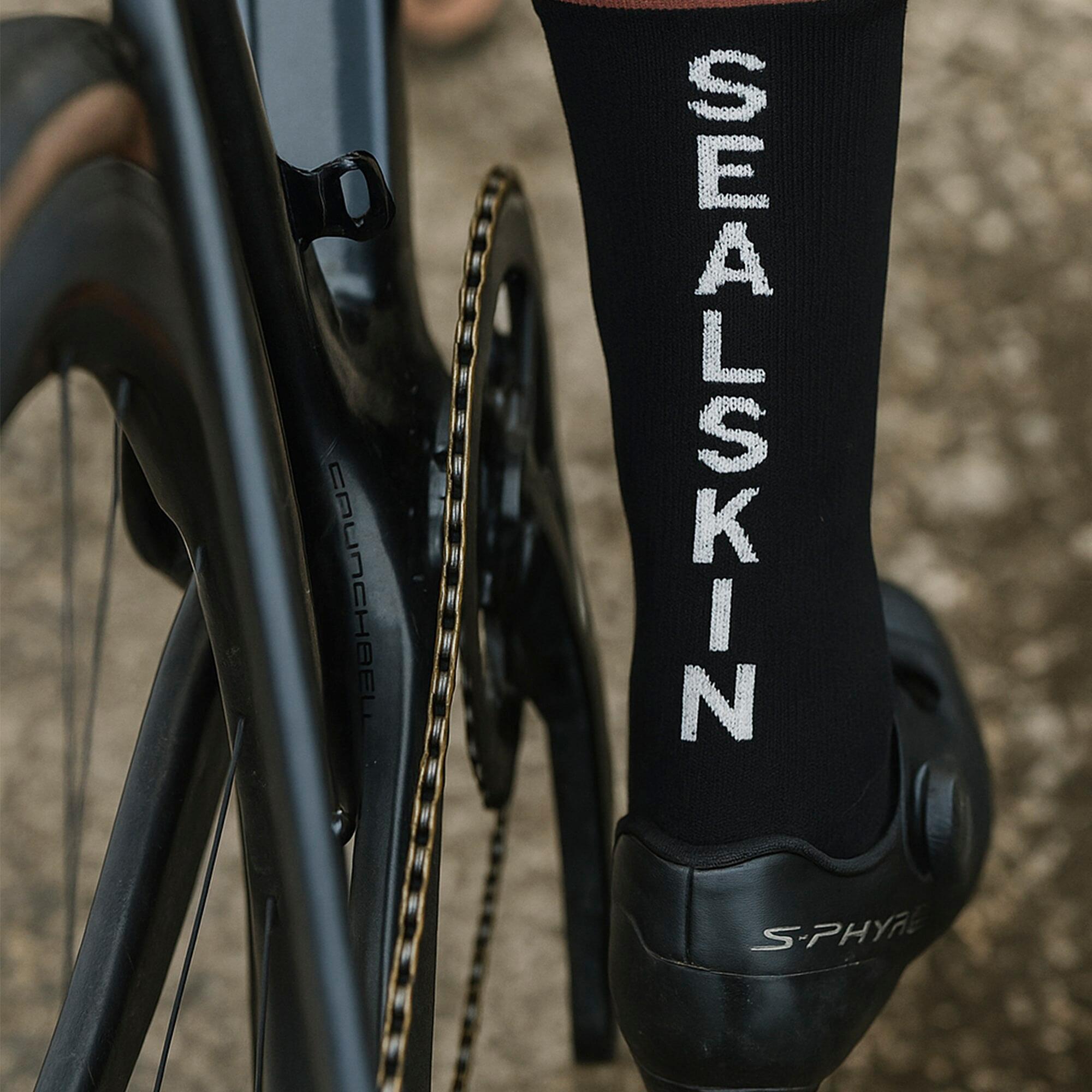 Chaussettes De Cyclisme Mi-longues Monocouche Sealskinz 3/5