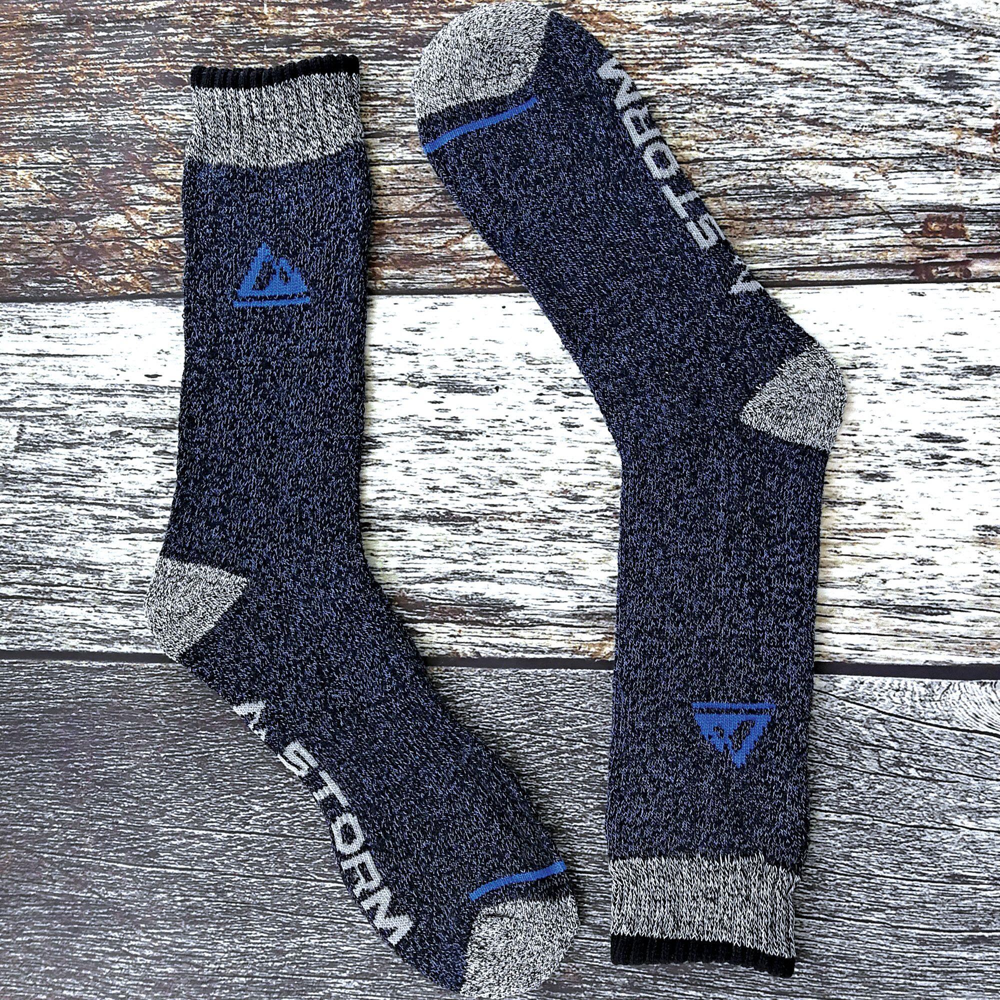 Storm Bloc - 4 paires chaussettes de randonnée pour homme avec semelle coussinée 3/7