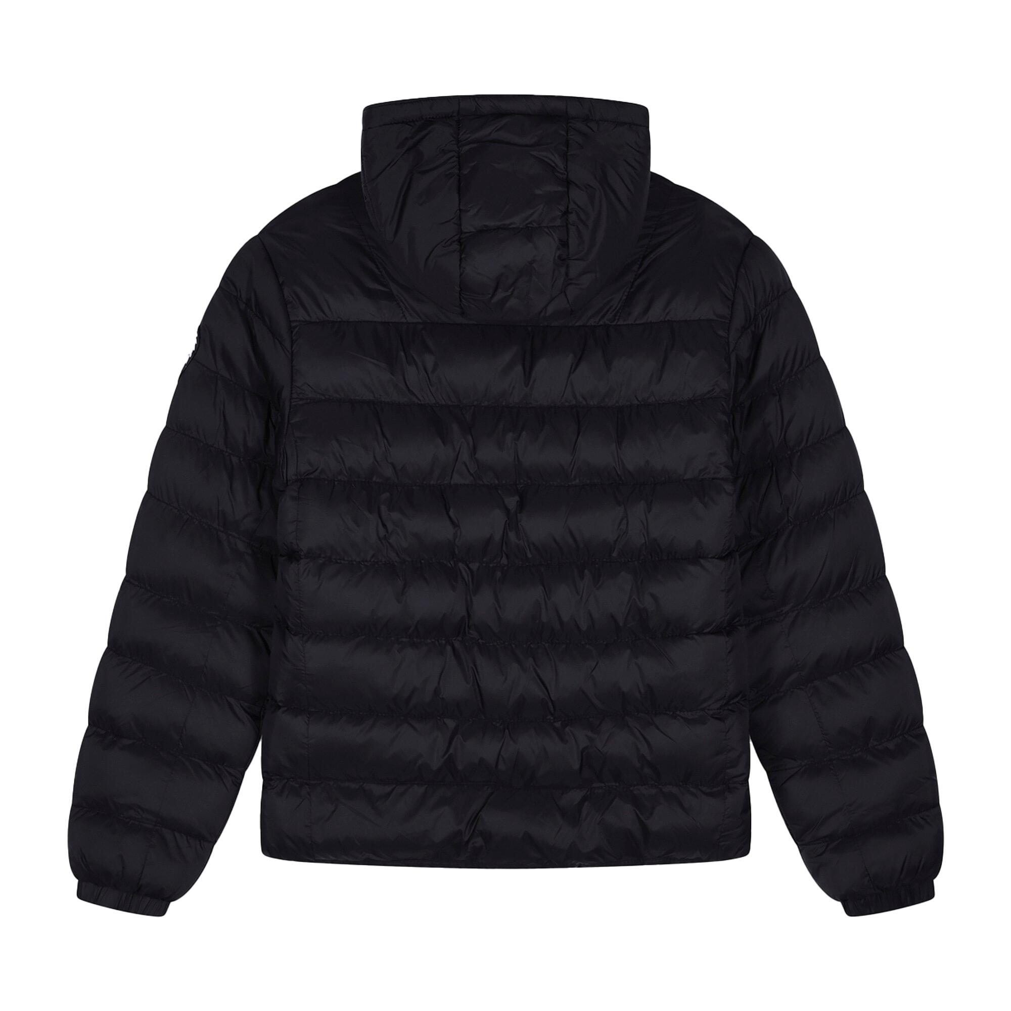 HYPE - Doudoune enfant noire capuche chaude matelassée coat 2/5