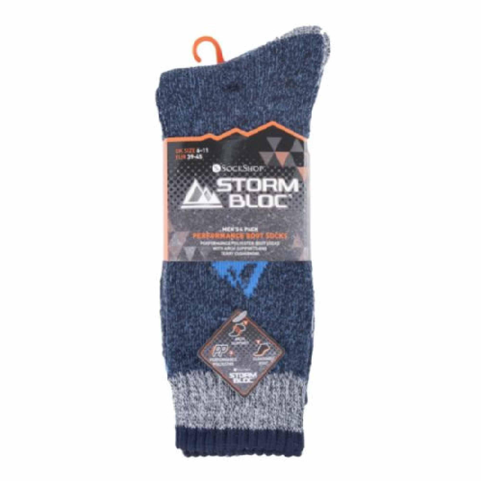 4 Pack Mens Cushion Sole Hiking Work Boot Socks 2/7
