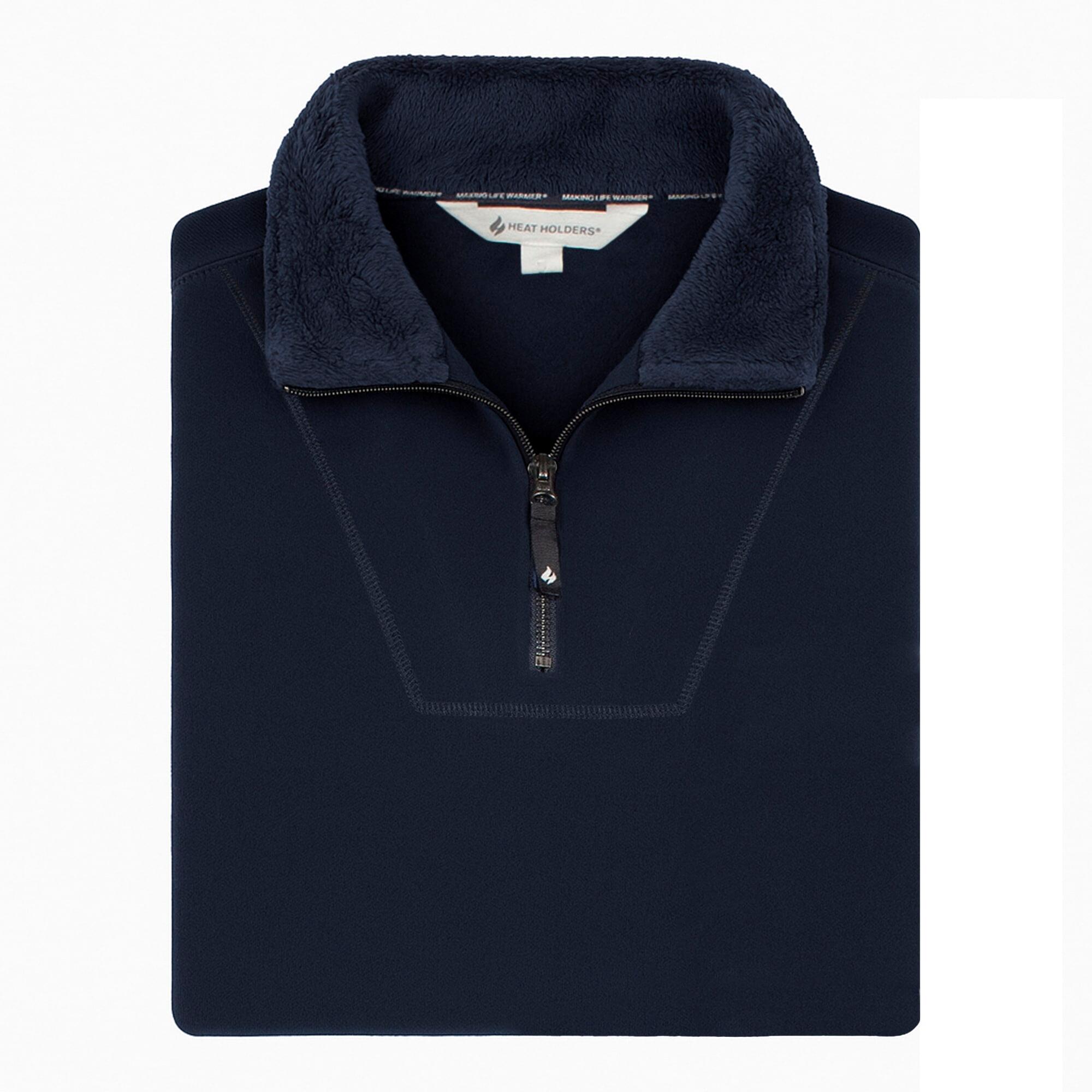 Heat Holders - Herren Fleece 1/4 Zip Pullover warm weich bequem 2/6