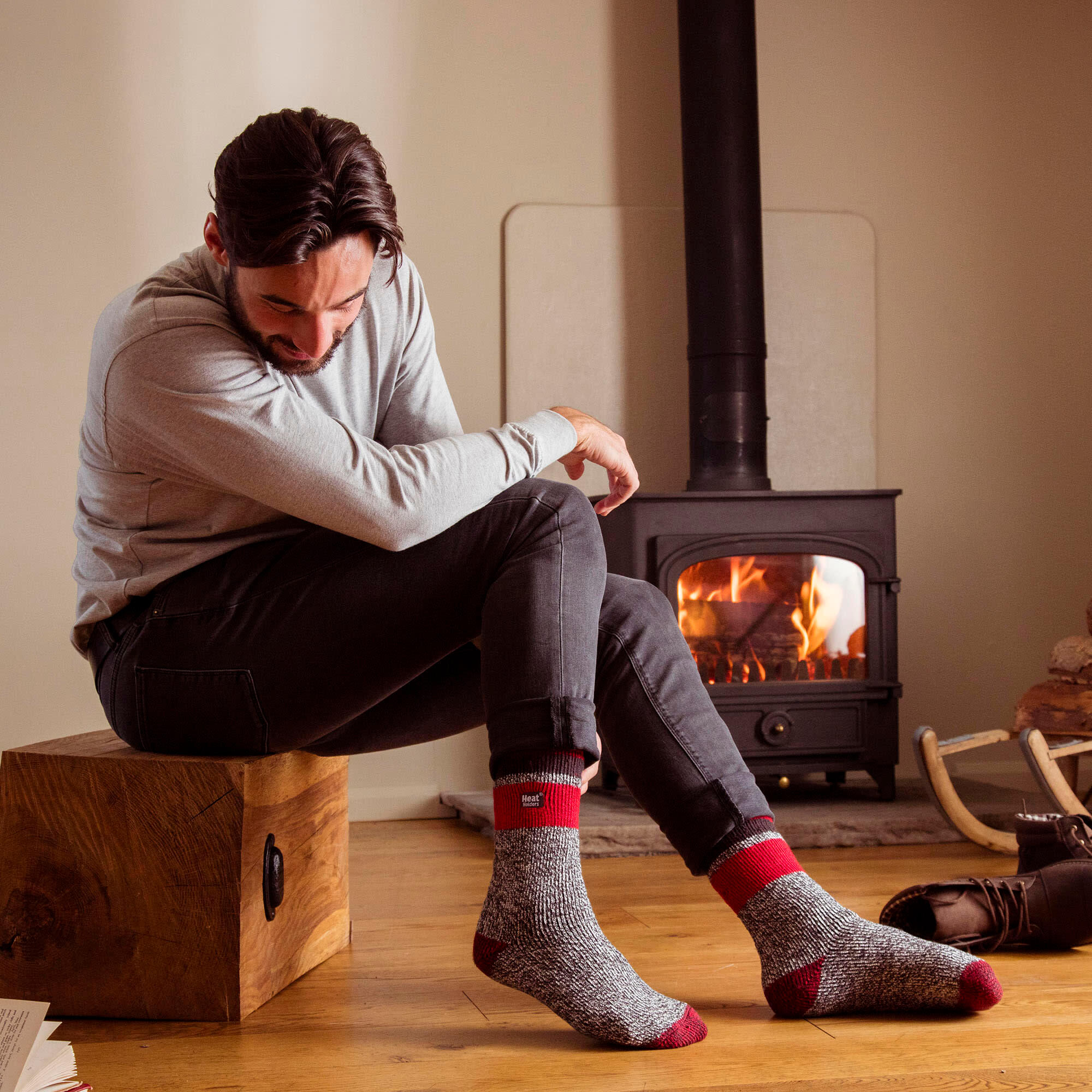 Heat Holders - 3er Pack Herren socken | Isolierte Socken für Winter 5/6