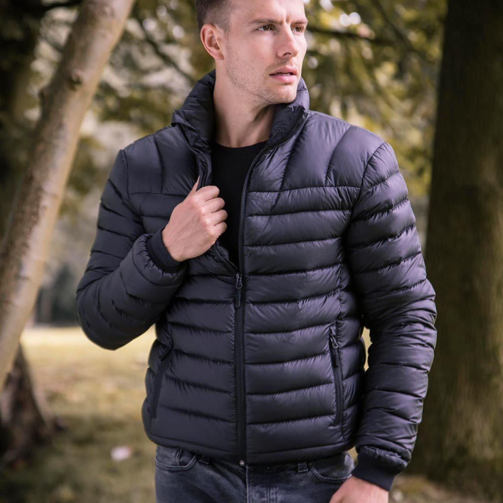 Manteau de doudoune imperméable thermique pour hommes 5/7