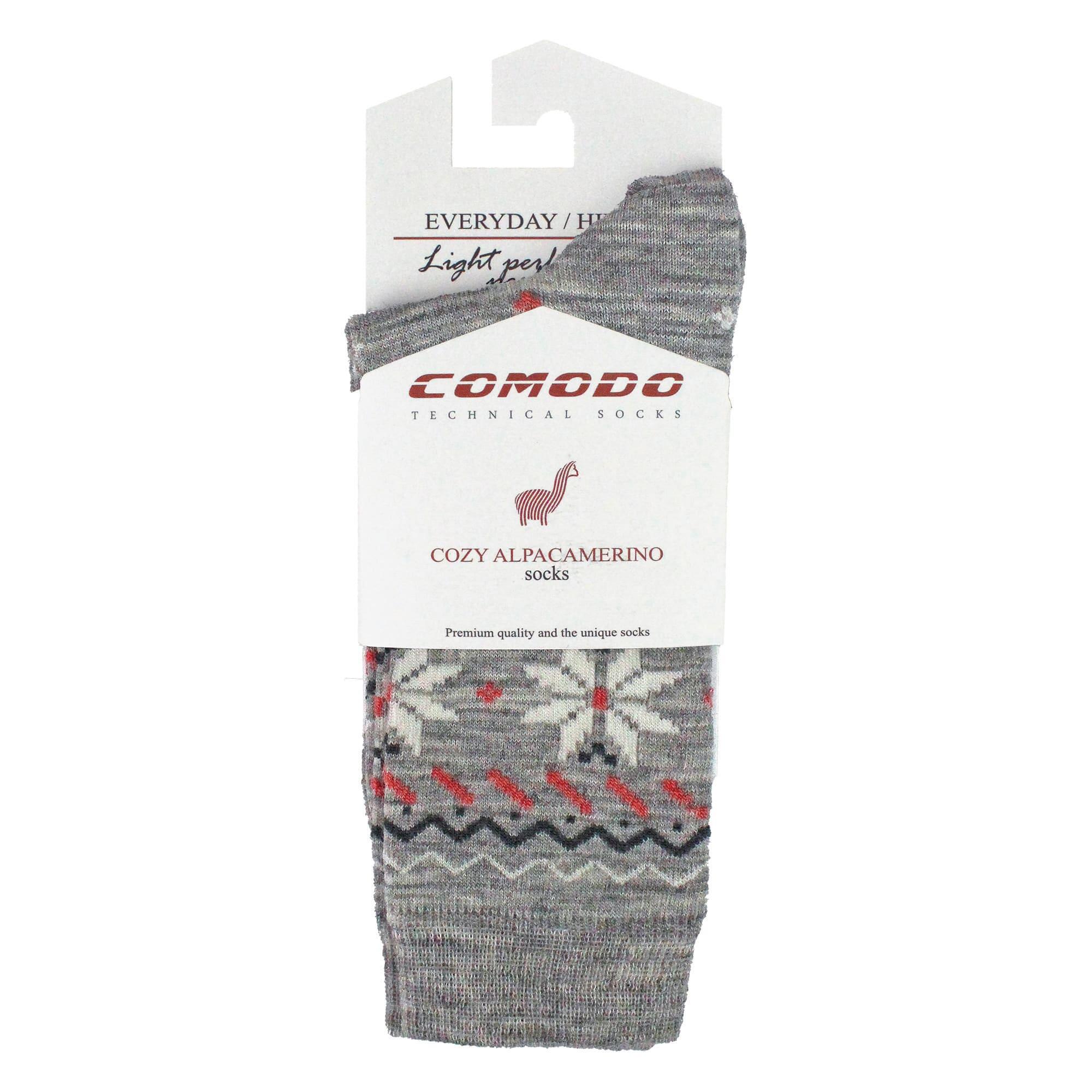 Comodo - Herren Wander Socken aus Alpaka & Merinowolle Leicht & Atmungsaktiv 2/6