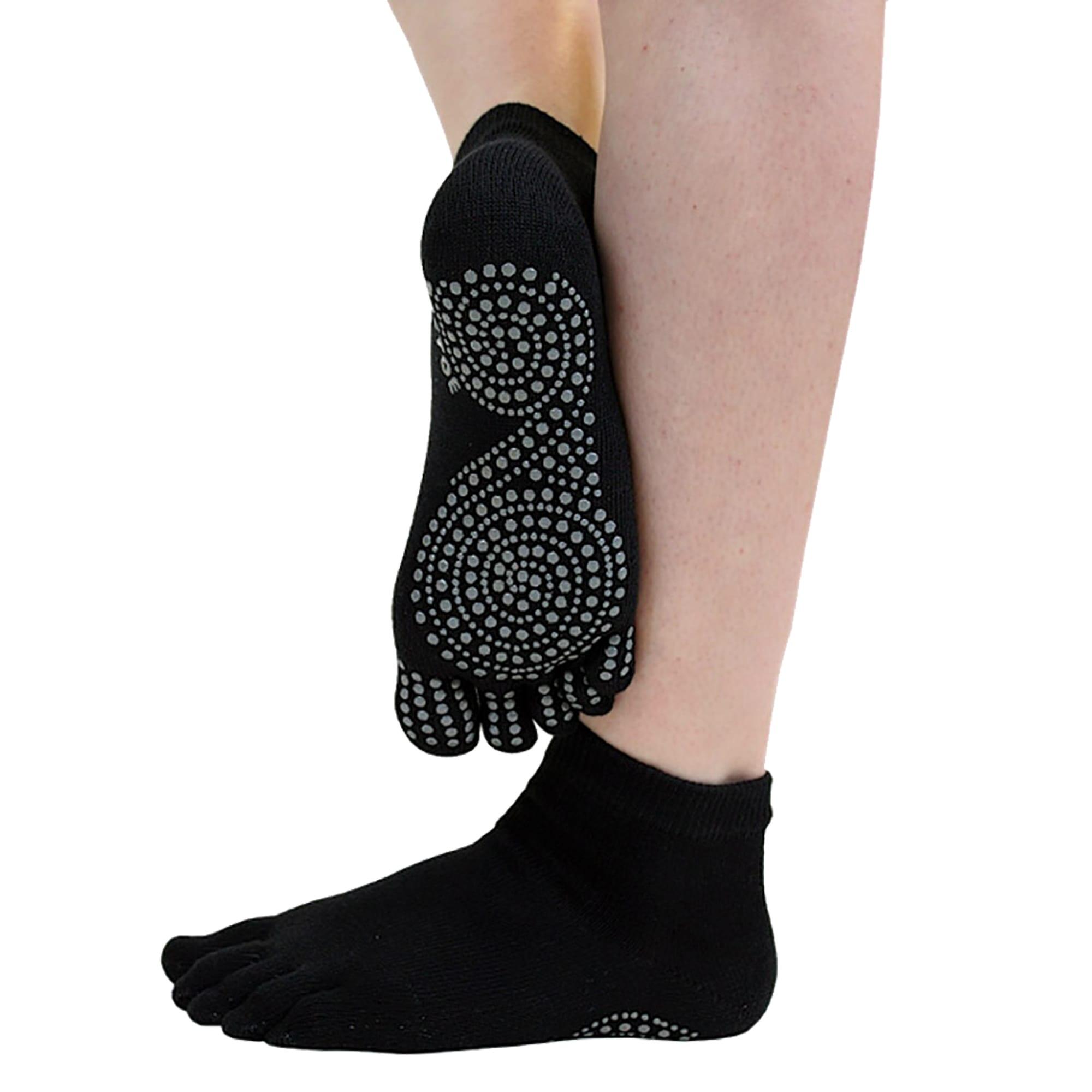 Anti-Slip Trainer Toe Socks - 1 Pack Yoga & Pilates Socks for Men and Women 2/6