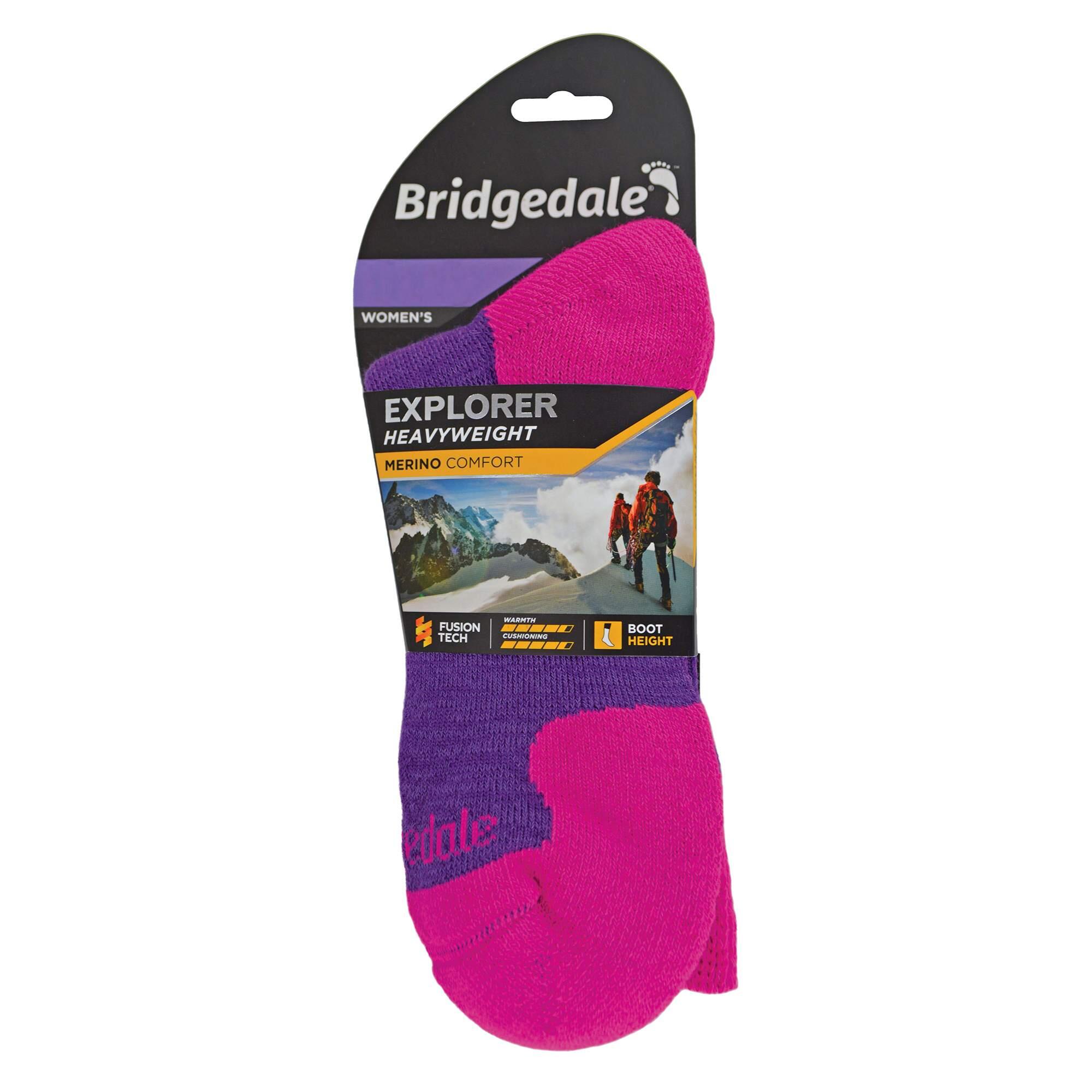 Womens Explorer Heavyweight Merino Wool Cushioned Boot Socks 2/6