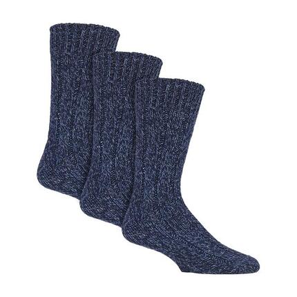 3er Pack Herren Wandersocken Wolle | Gepolstert Trekkingsocken | Country Pursuit