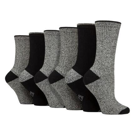 Country Pursuit - 6 Paires de Chaussettes Femme Imperméables Rembourrées Douces