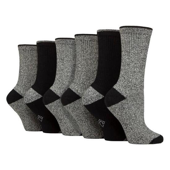 Country Pursuit - 6 Paires de Chaussettes Femme Imperméables Rembourrées Douces