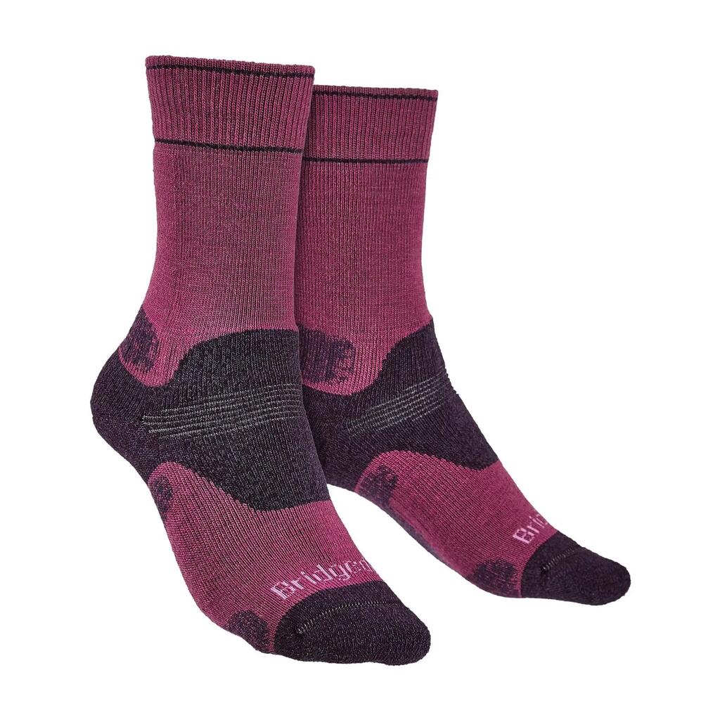 Womens Hiking Midweight Merino Wool Performance Boot Socks