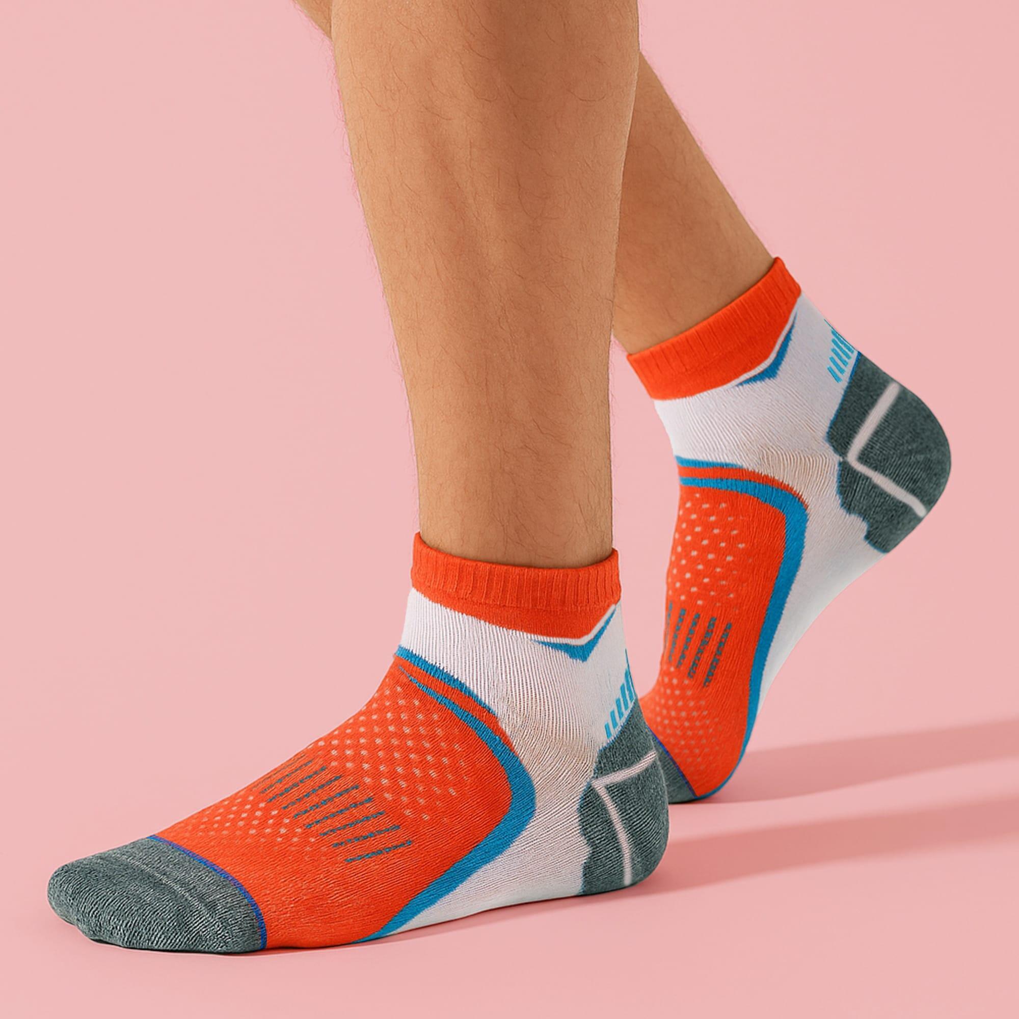 1 Pack Drytex Yarn Arch Support Durable Running Socks 3/4