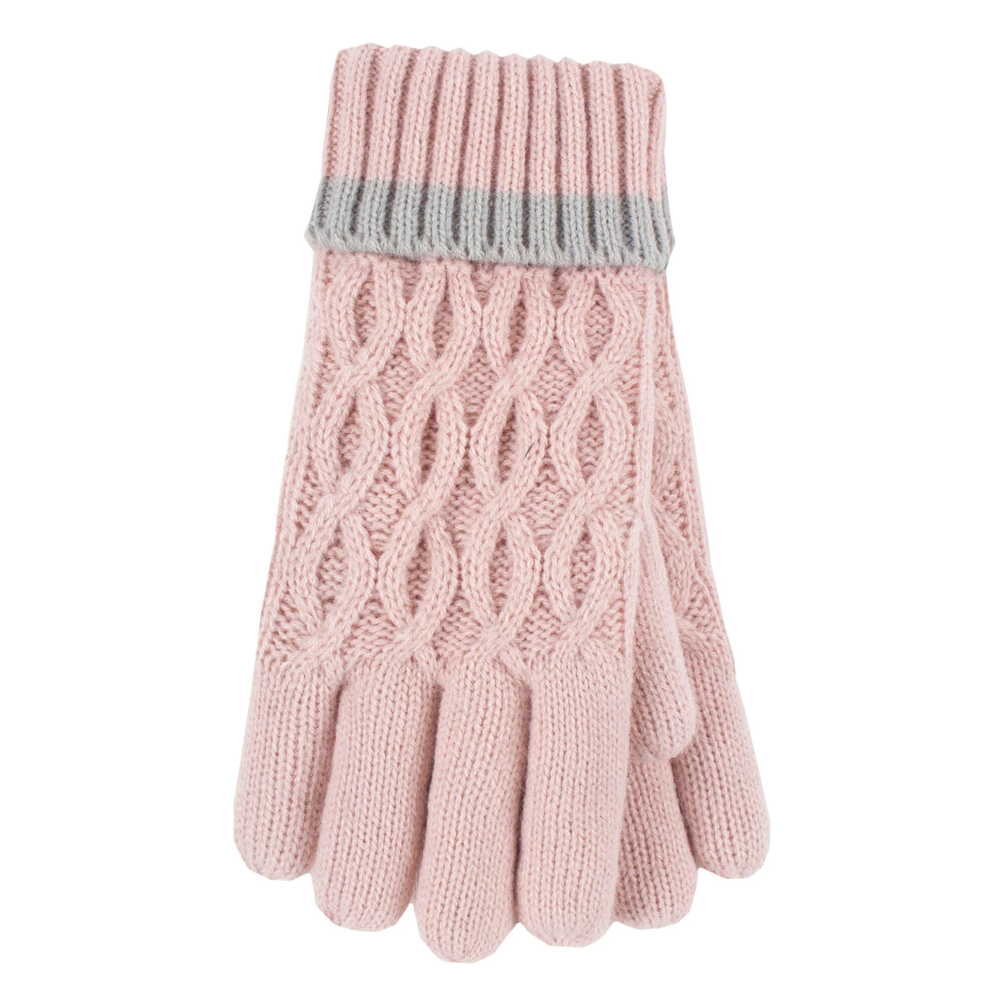 Heat Holders - Set cappello e guanti Pompon per ragazze Pastello 4/4