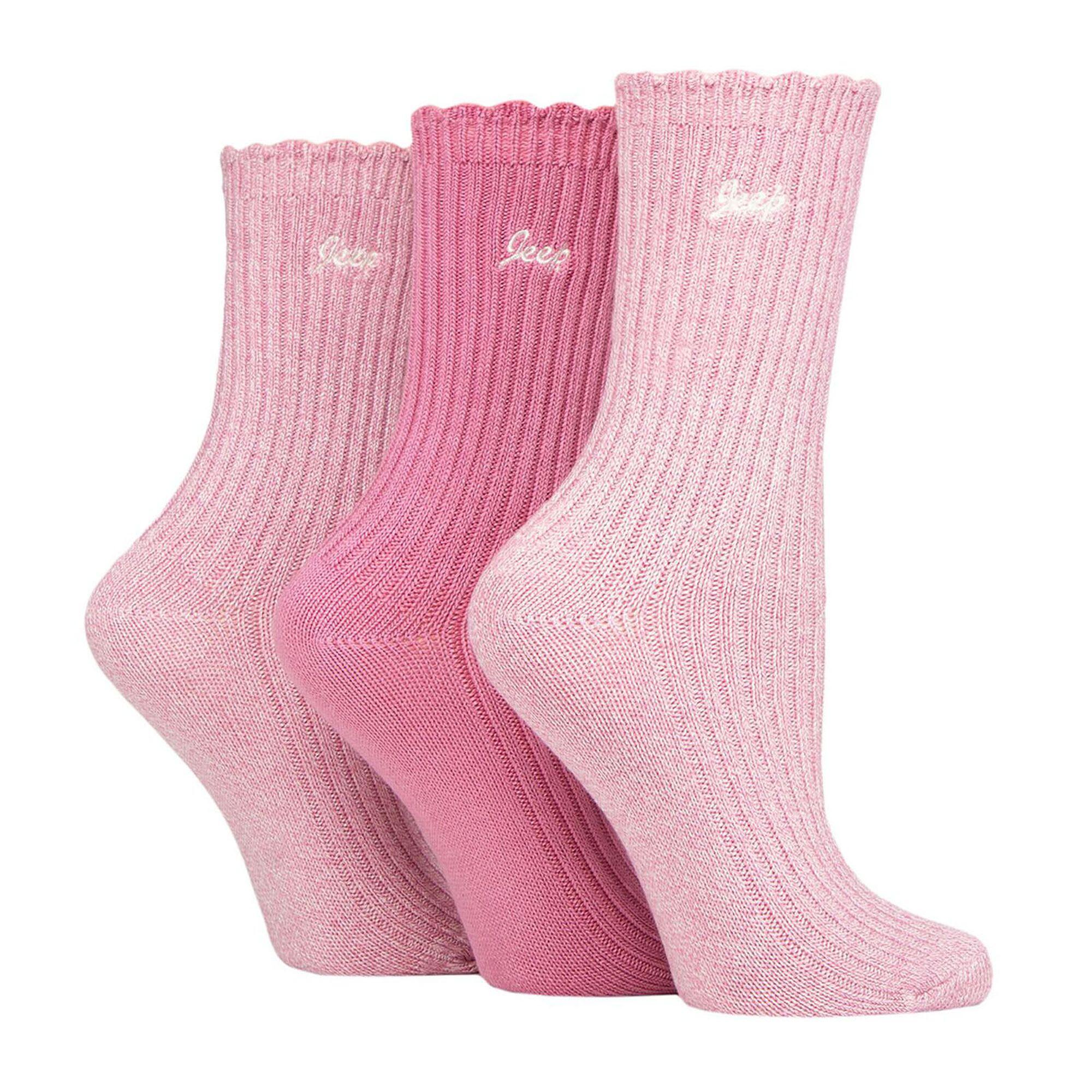 Lot de 3 paires de chaussettes en bambou super douces pour femme 3/4