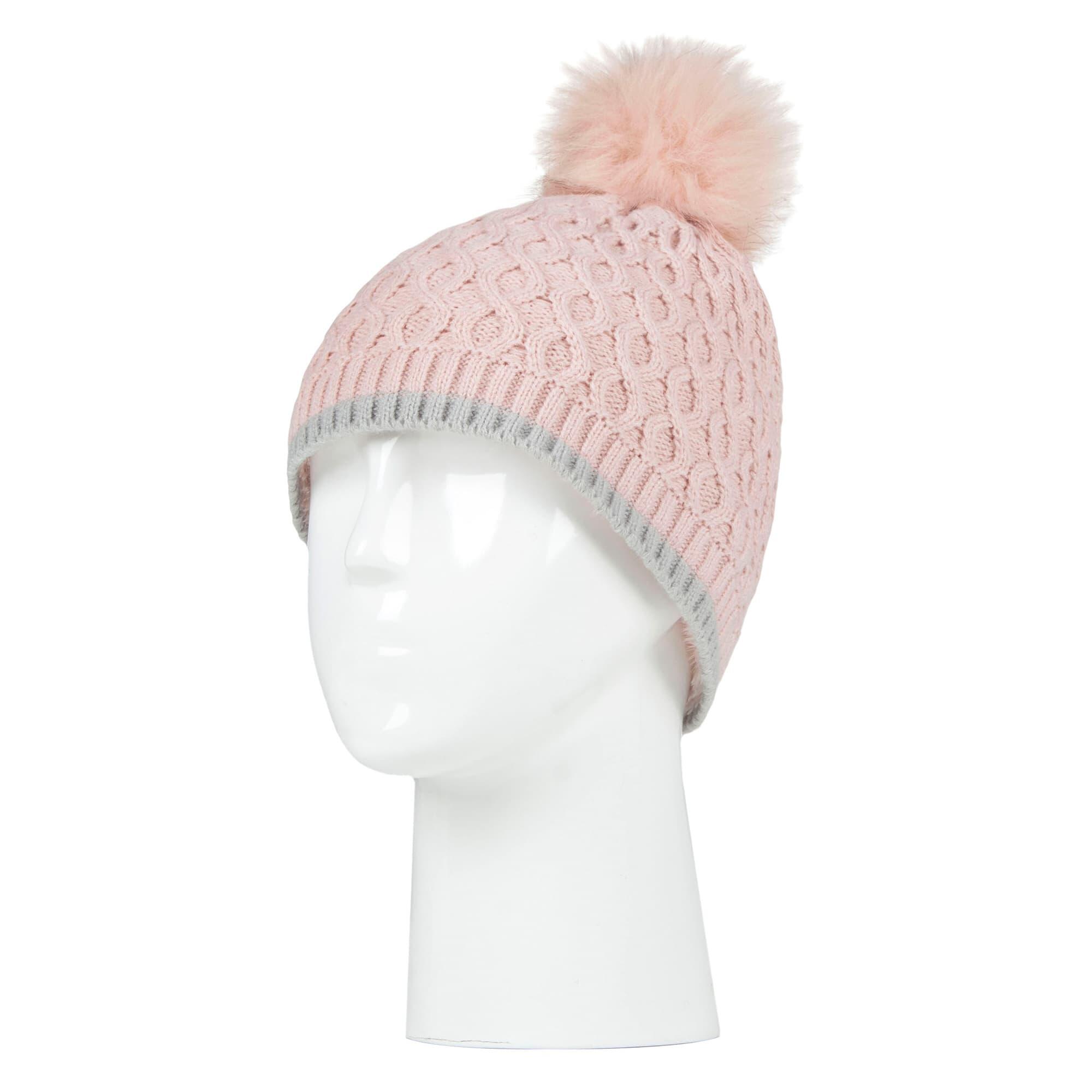 Heat Holders - Set cappello e guanti Pompon per ragazze Pastello 3/4