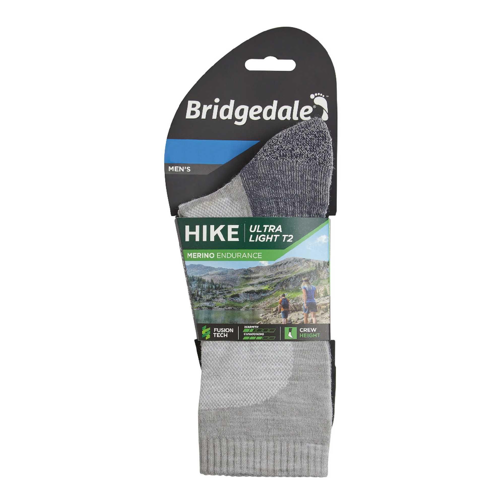 Bridgedale - Chaussettes de randonnée ultralégères en laine T2 pour hommes 2/7