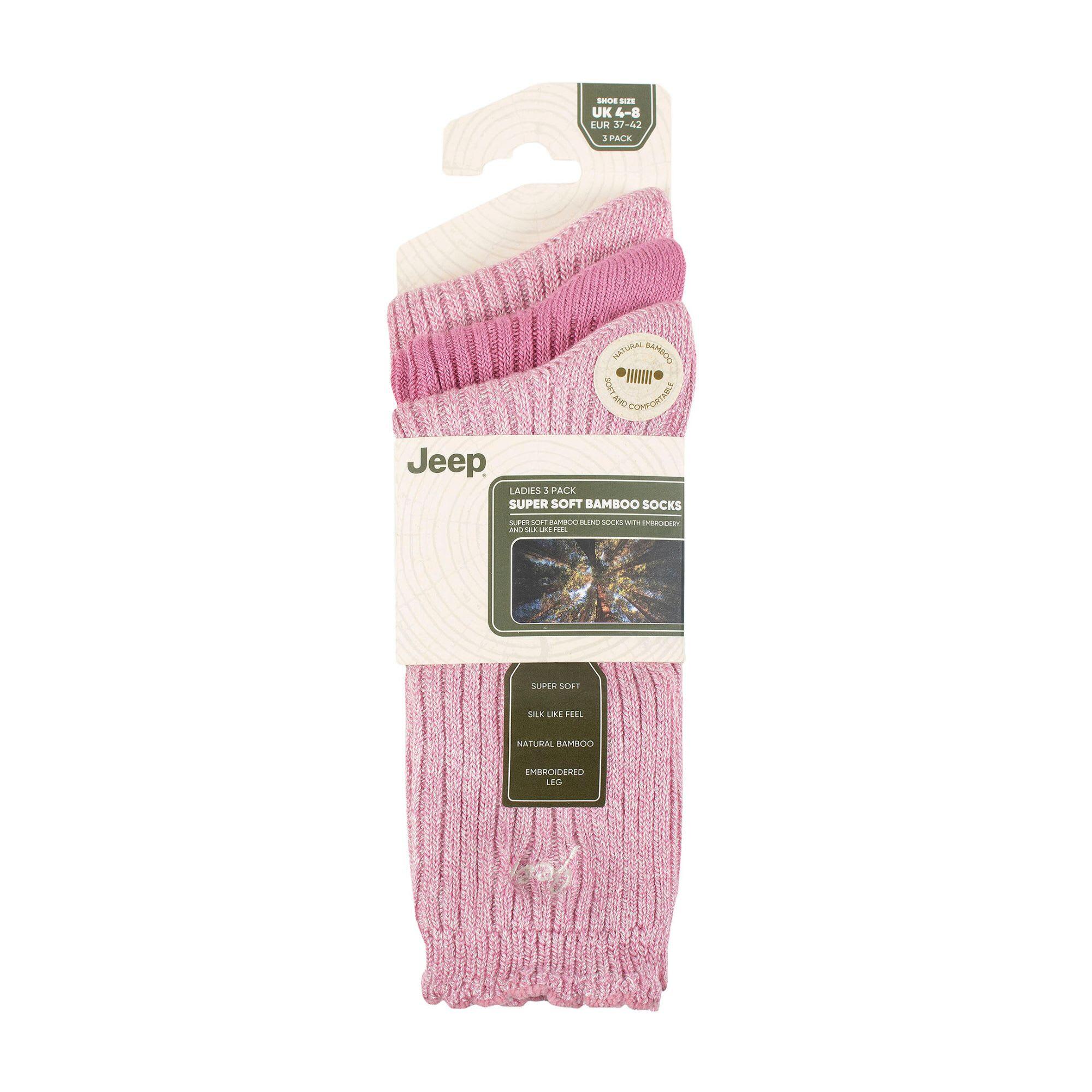 Lot de 3 paires de chaussettes en bambou super douces pour femme 2/4