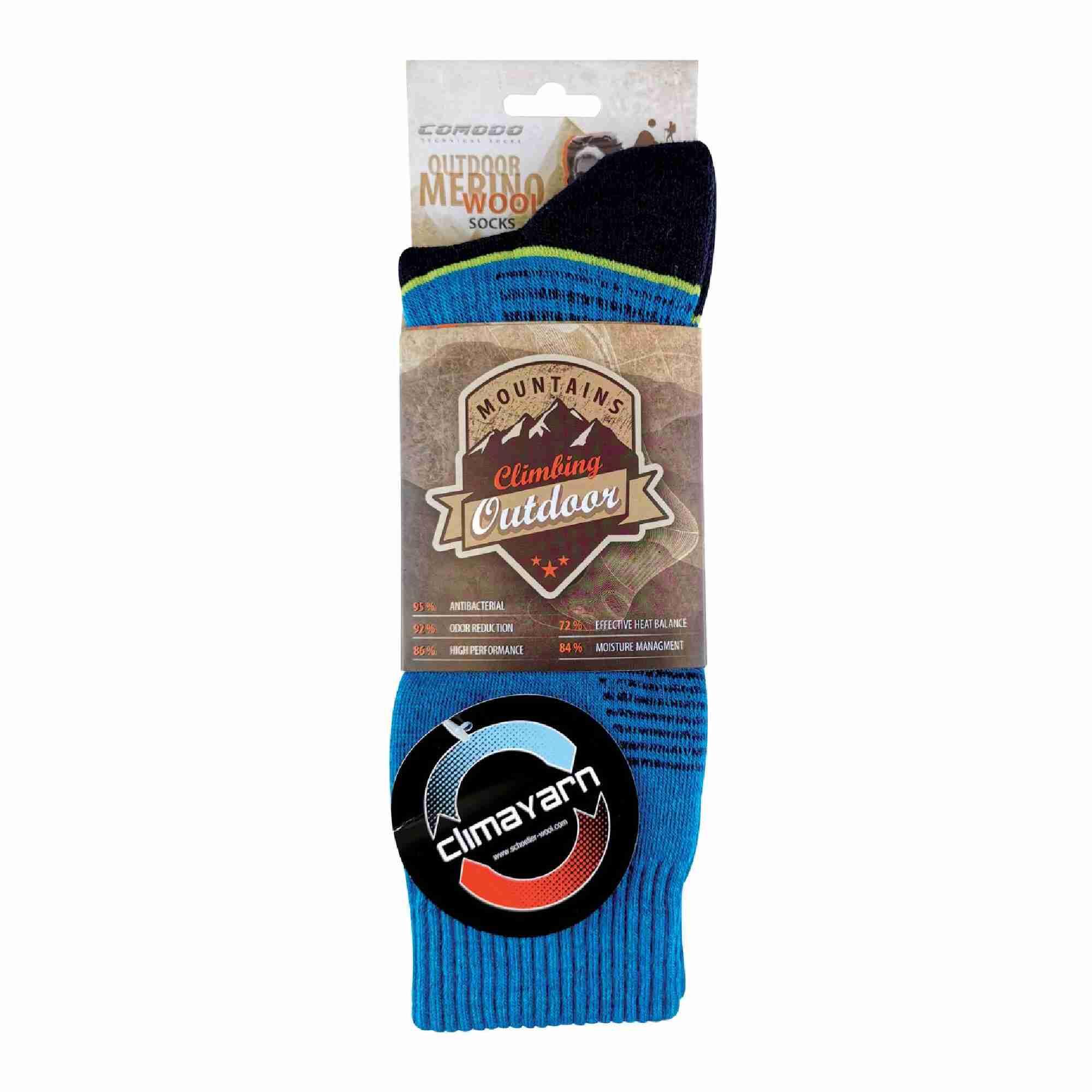 COMODO - Herren und Damen Atmungsaktive Merinowolle Wandersocken für Sommer 2/4
