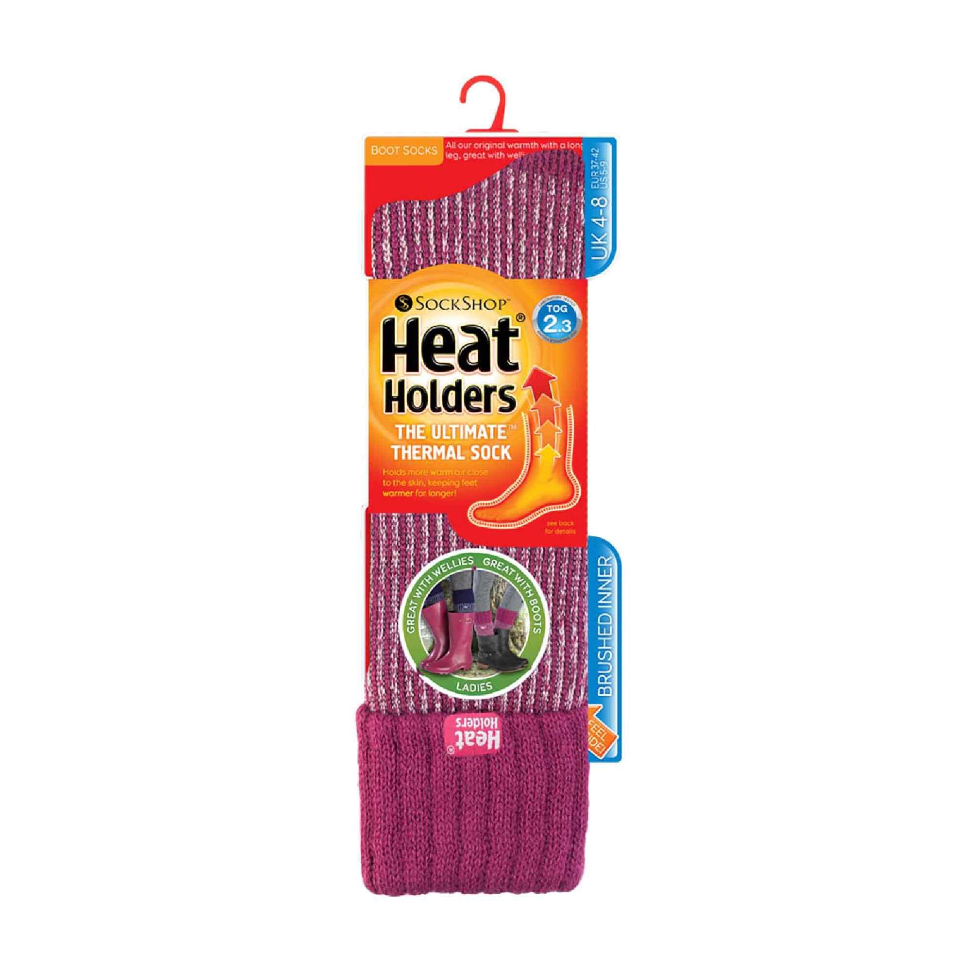 Heat Holders - Damen Wärme Winter Stiefelsocken für Gummistiefel 2/6