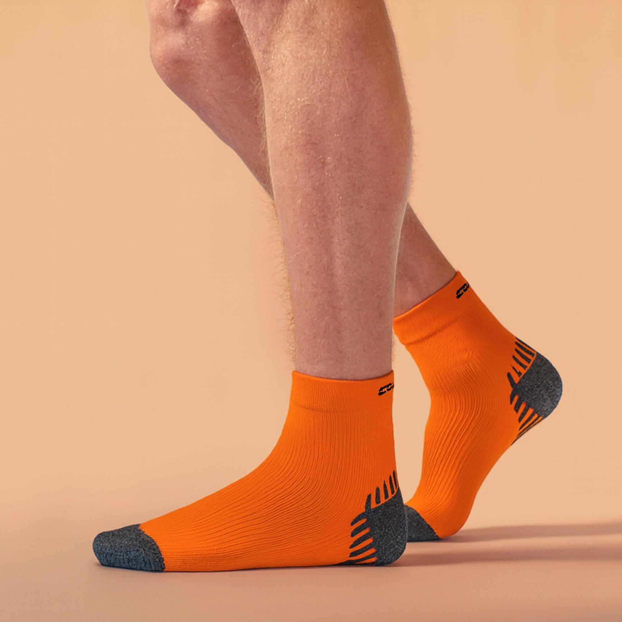 COMODO - Unisex Chaussettes de Contention pour Running Compression pour Sport 3/4