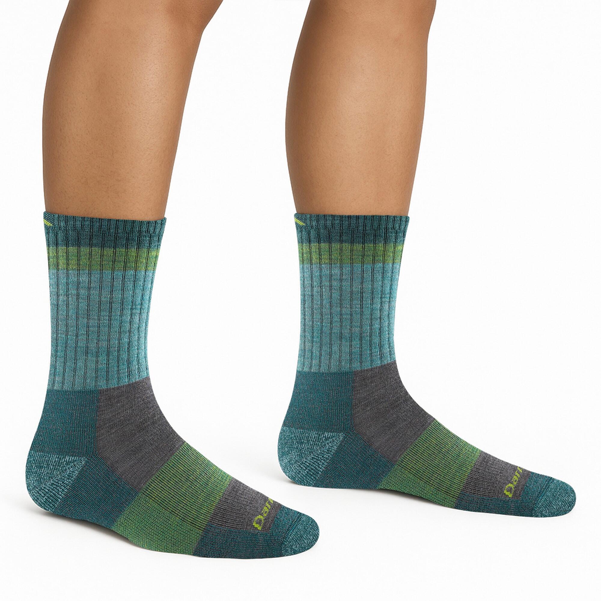 Darn Tough Chaussettes Femme Mi-Mollet Randonnée Laine Mérinos Légères 2/6