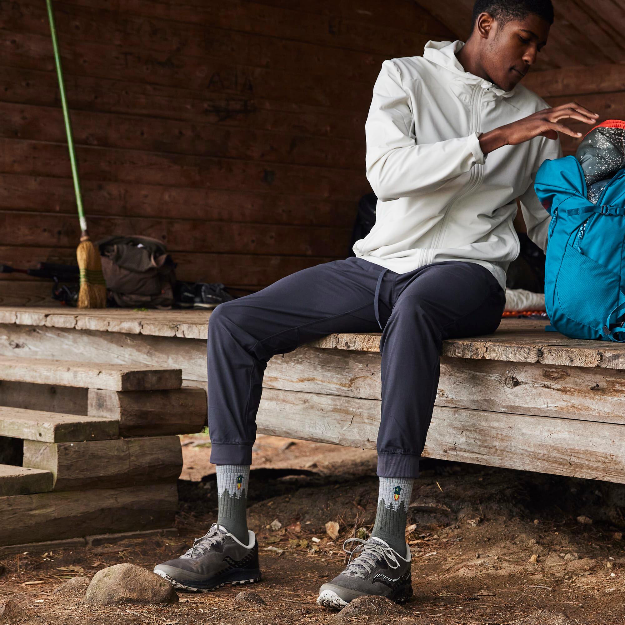 Darn Tough - Herren Merinowolle Crew Wandersocken - Bequeme Trekking-Socken 5/6
