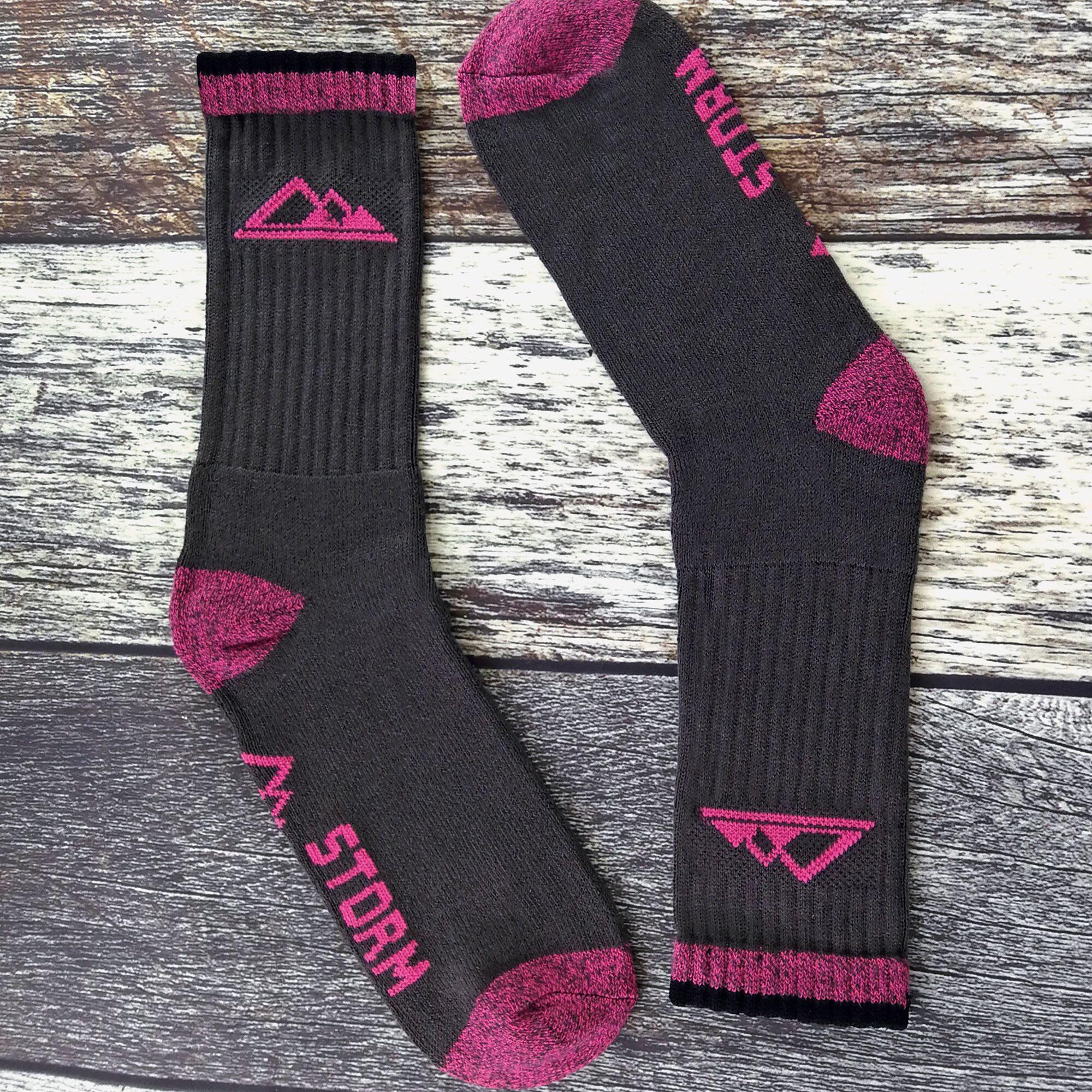 Storm Bloc - 3 Paires Femme Coton Outdoor Randonnée Chaussettes pour Marcher 5/7