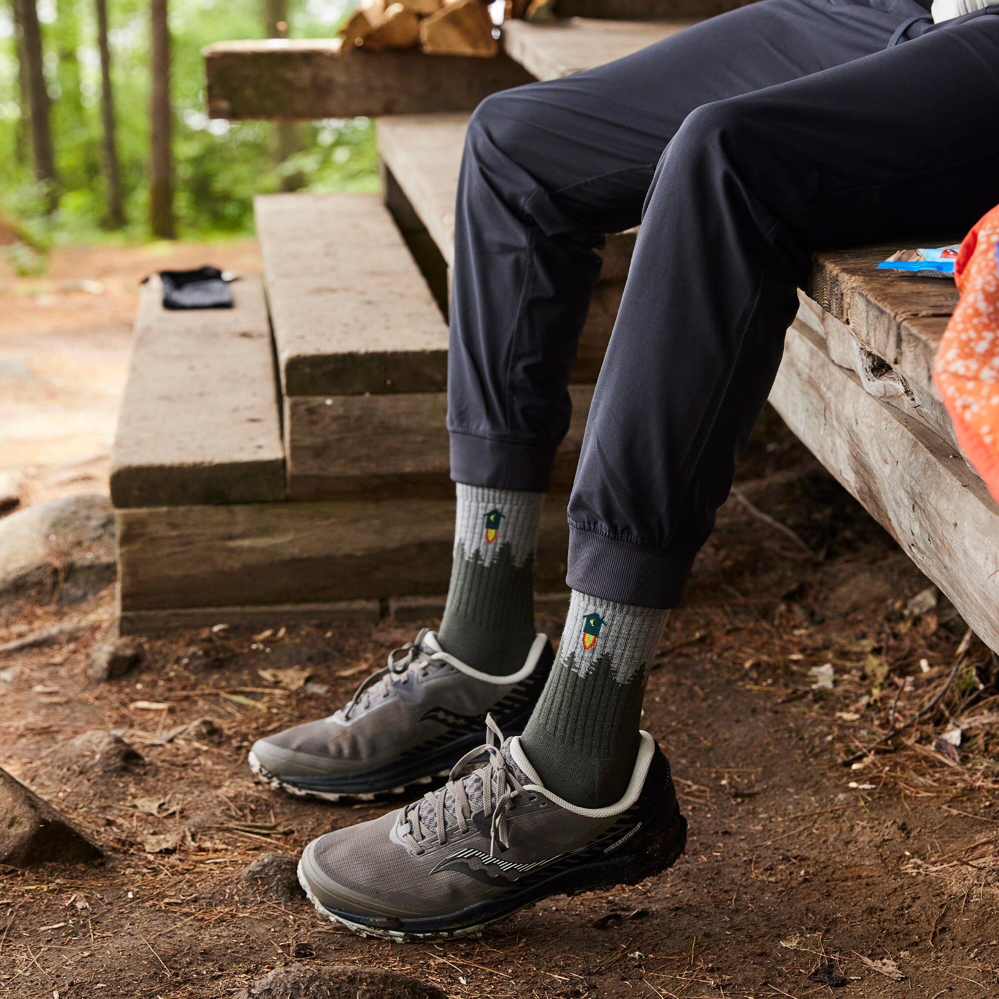 Darn Tough - Herren Merinowolle Crew Wandersocken - Bequeme Trekking-Socken 3/6