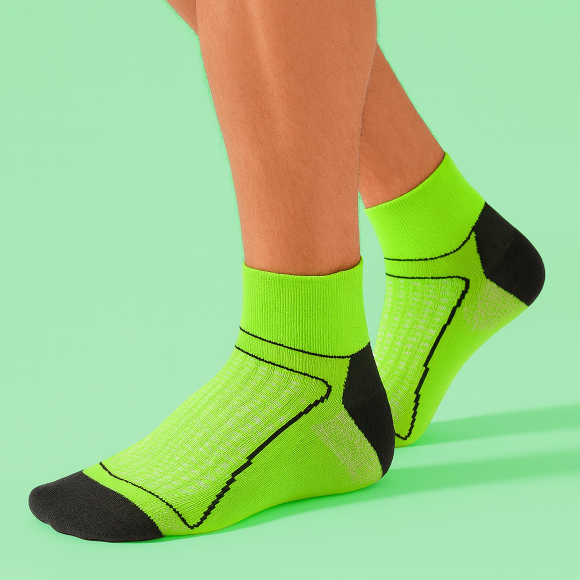 Comodo - Uomo Calzini Ciclismo Quarter Sportivi 3/4