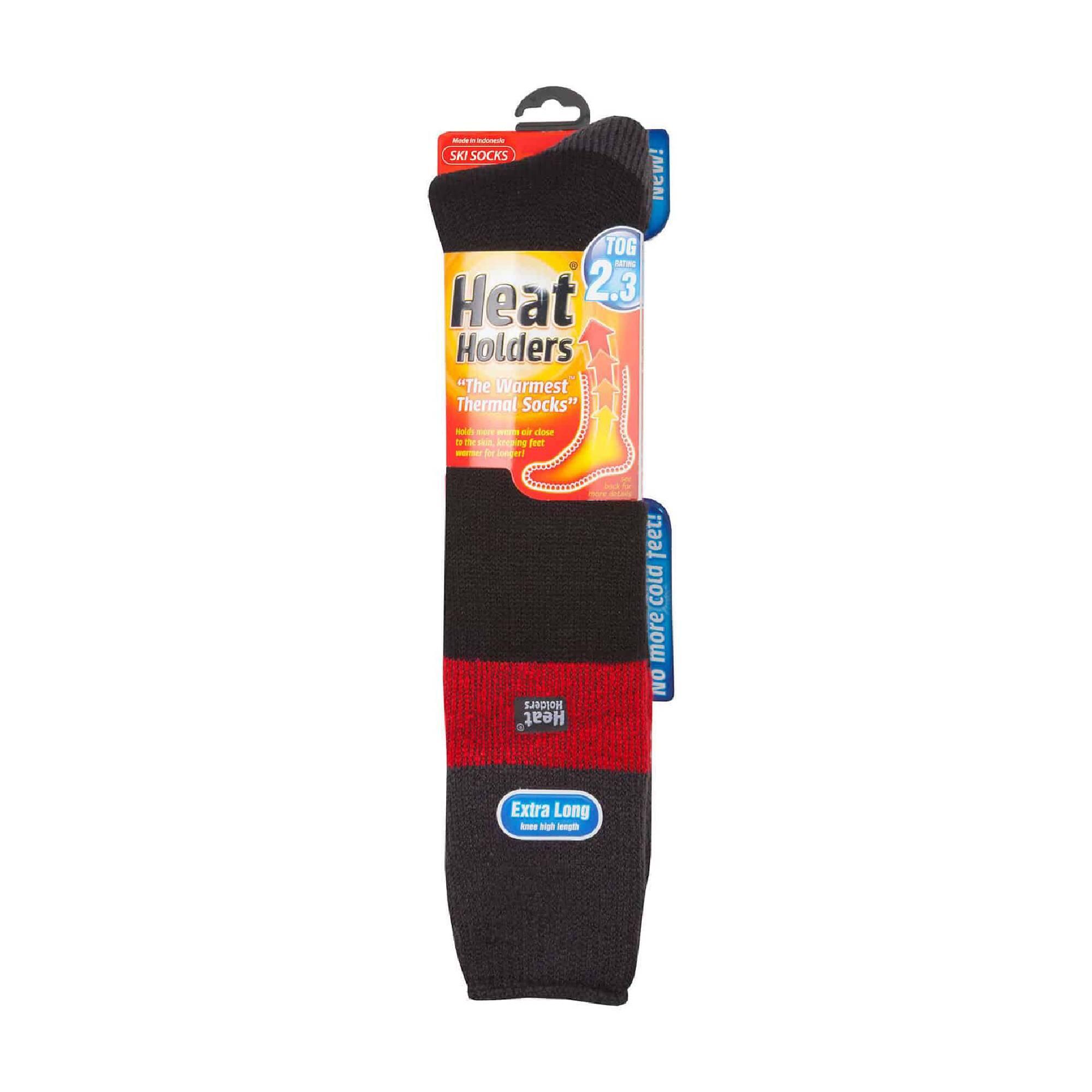 Heat Holders Herren Skisocken | Bunt Dicke Gestreifte Socken Innenfleece 2/6