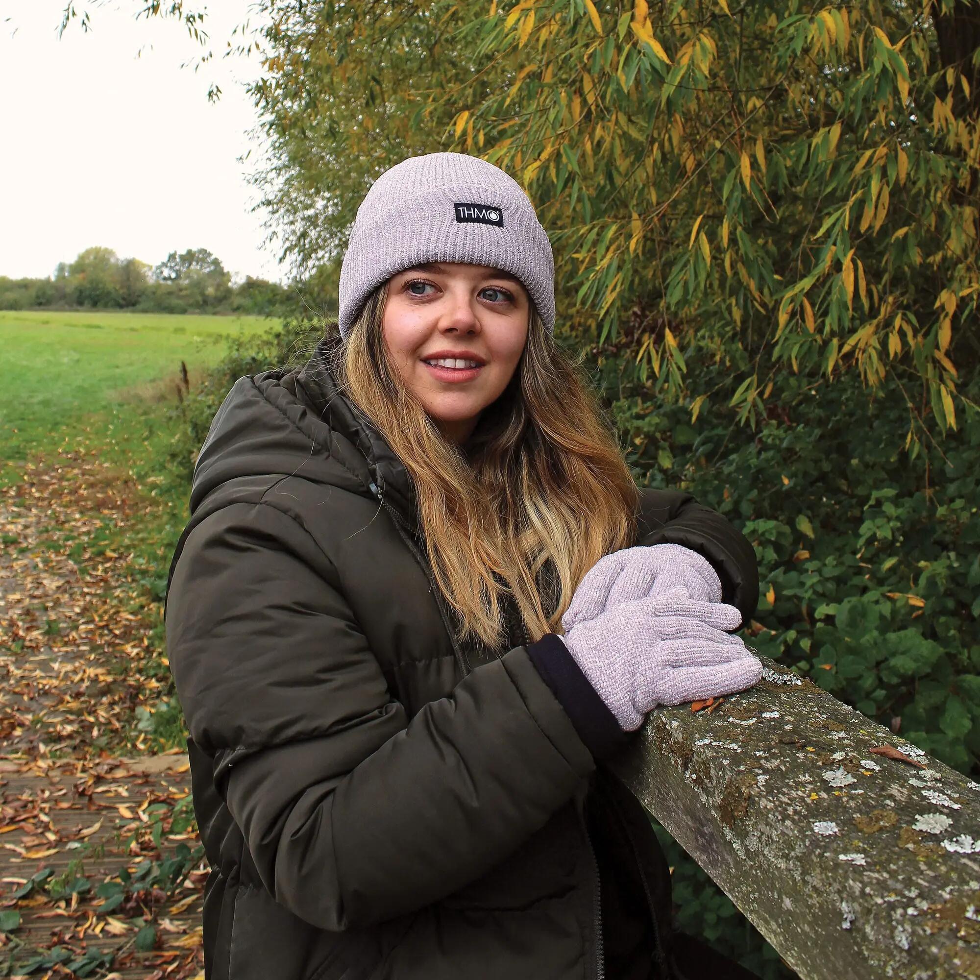 THMO - 1 Chapeau Tricot Femme avec Thinsulate Doublé Polaire 4/7