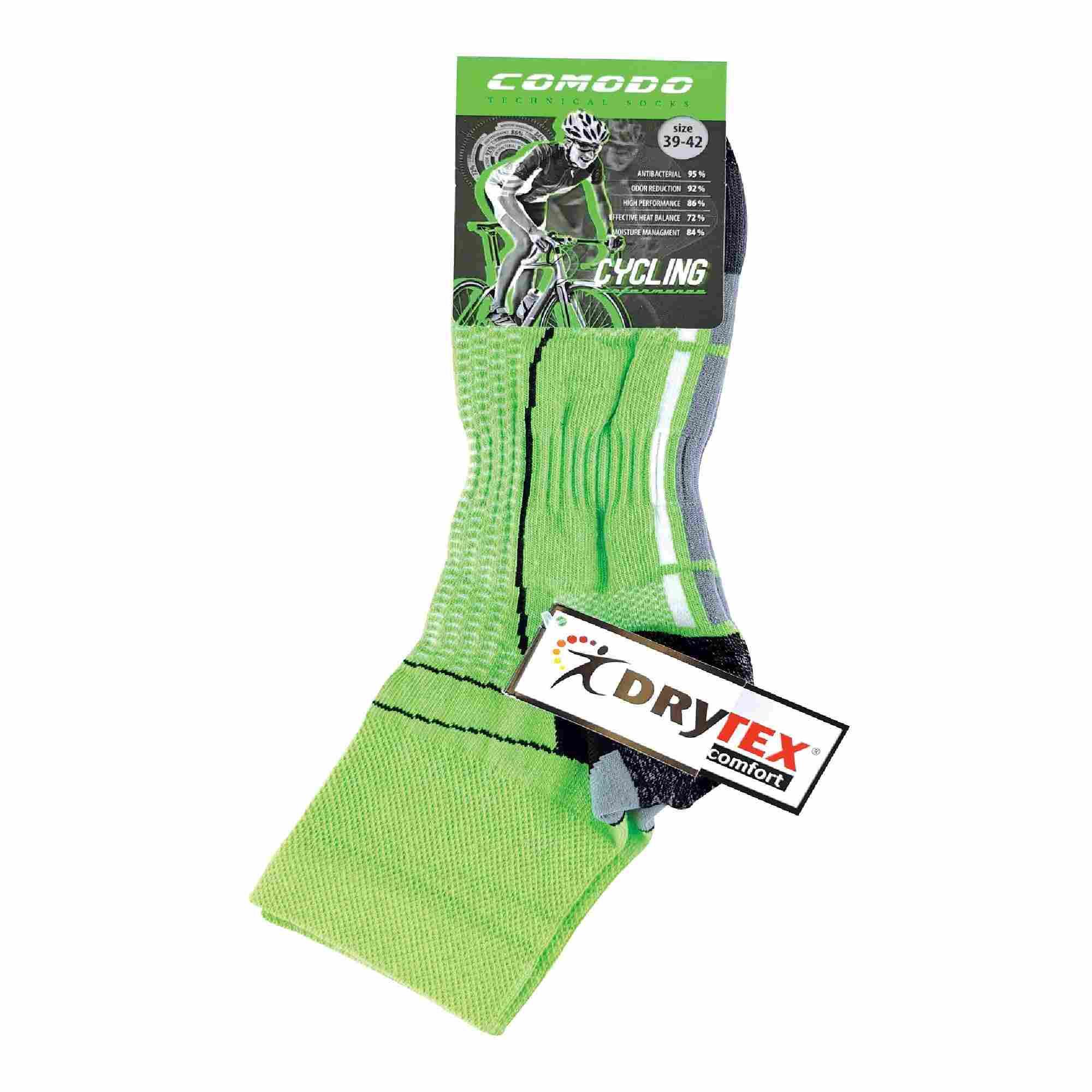 Comodo - Uomo Calzini Ciclismo Quarter Sportivi 2/4