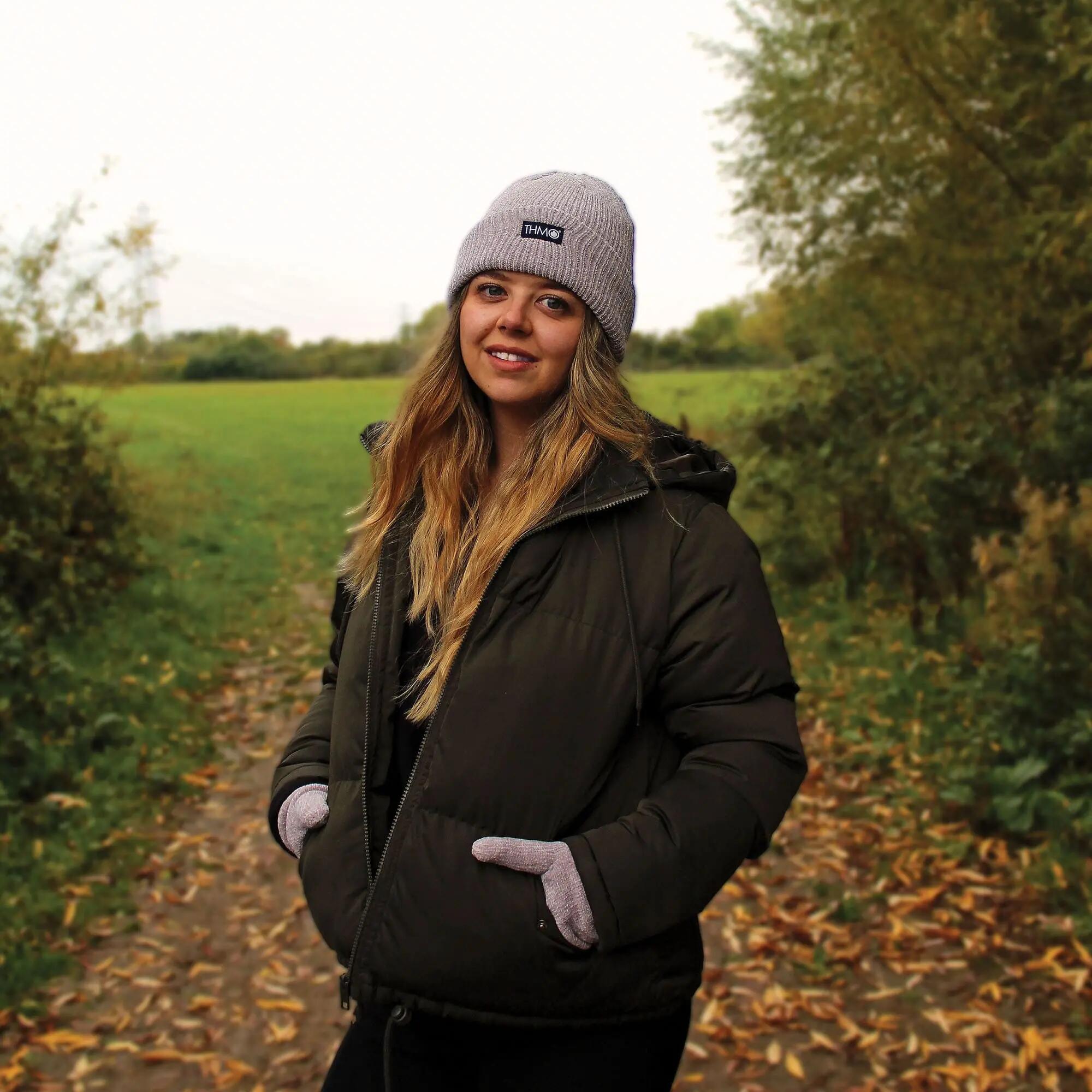 THMO - 1 Chapeau Tricot Femme avec Thinsulate Doublé Polaire 3/7
