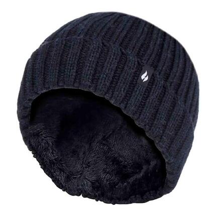 Bonnet Fille Hiver avec Pompon | Heat Holders | Chaud Tricot Chapeau pour Enfant