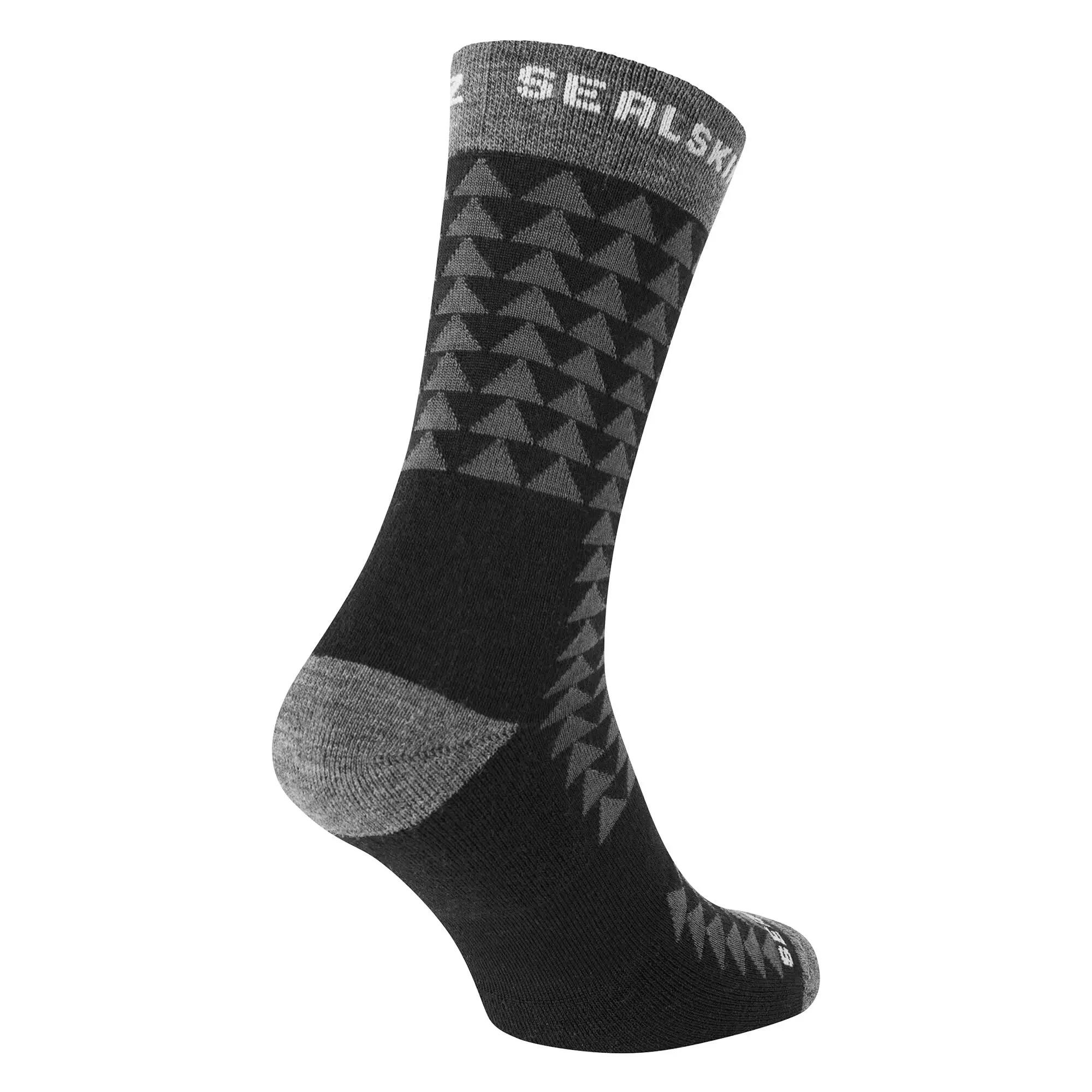 Chaussettes De Course De Sport Mi-longues En Mérinos Sealskinz 2/6