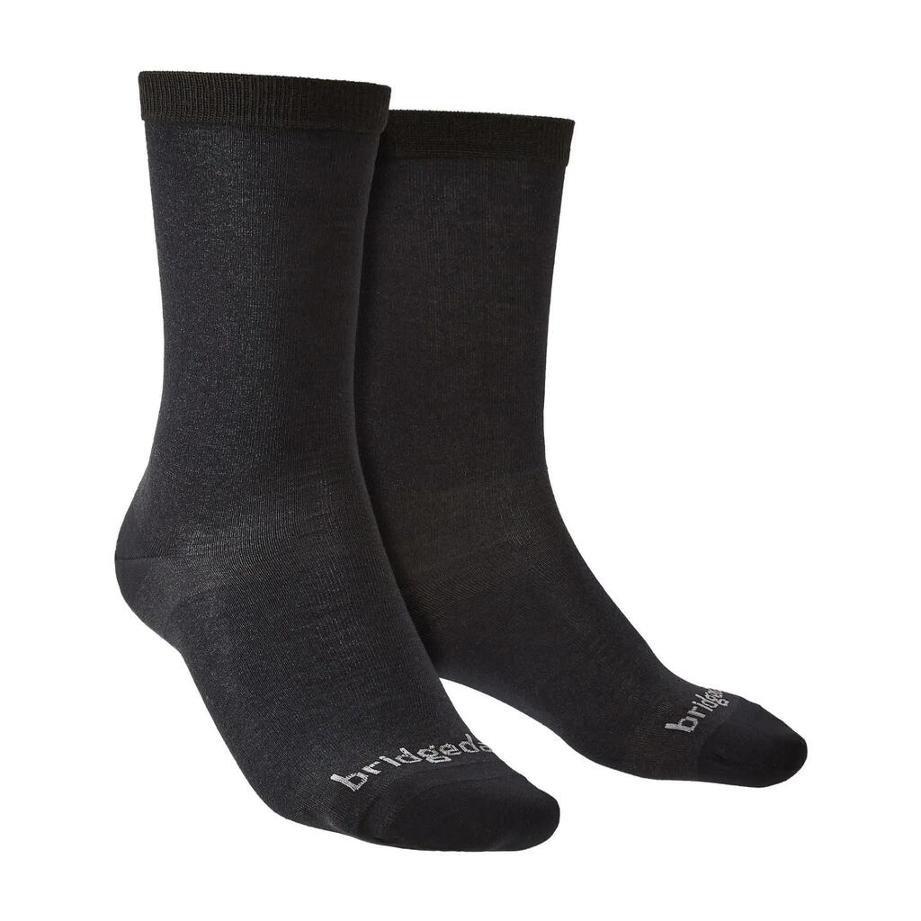 2 Pairs Mens Liner Base Layer Coolmax Liner Boot Socks