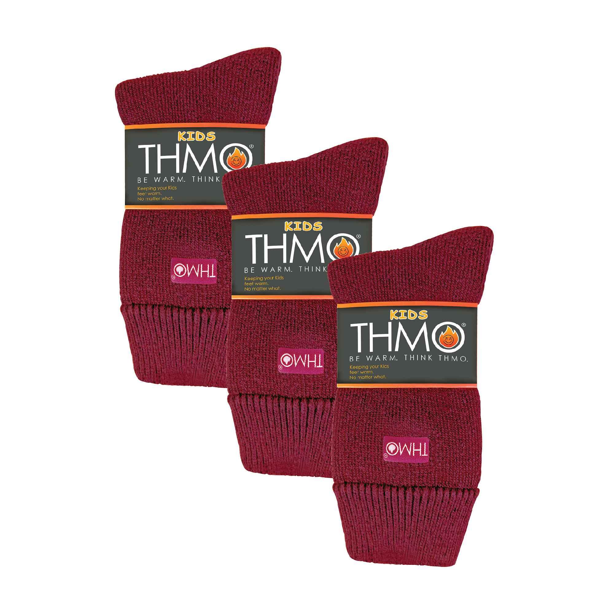 3er Pack Kinder socken | THMO | Crew Warme Socken für Jungen und Mädchen 2/6