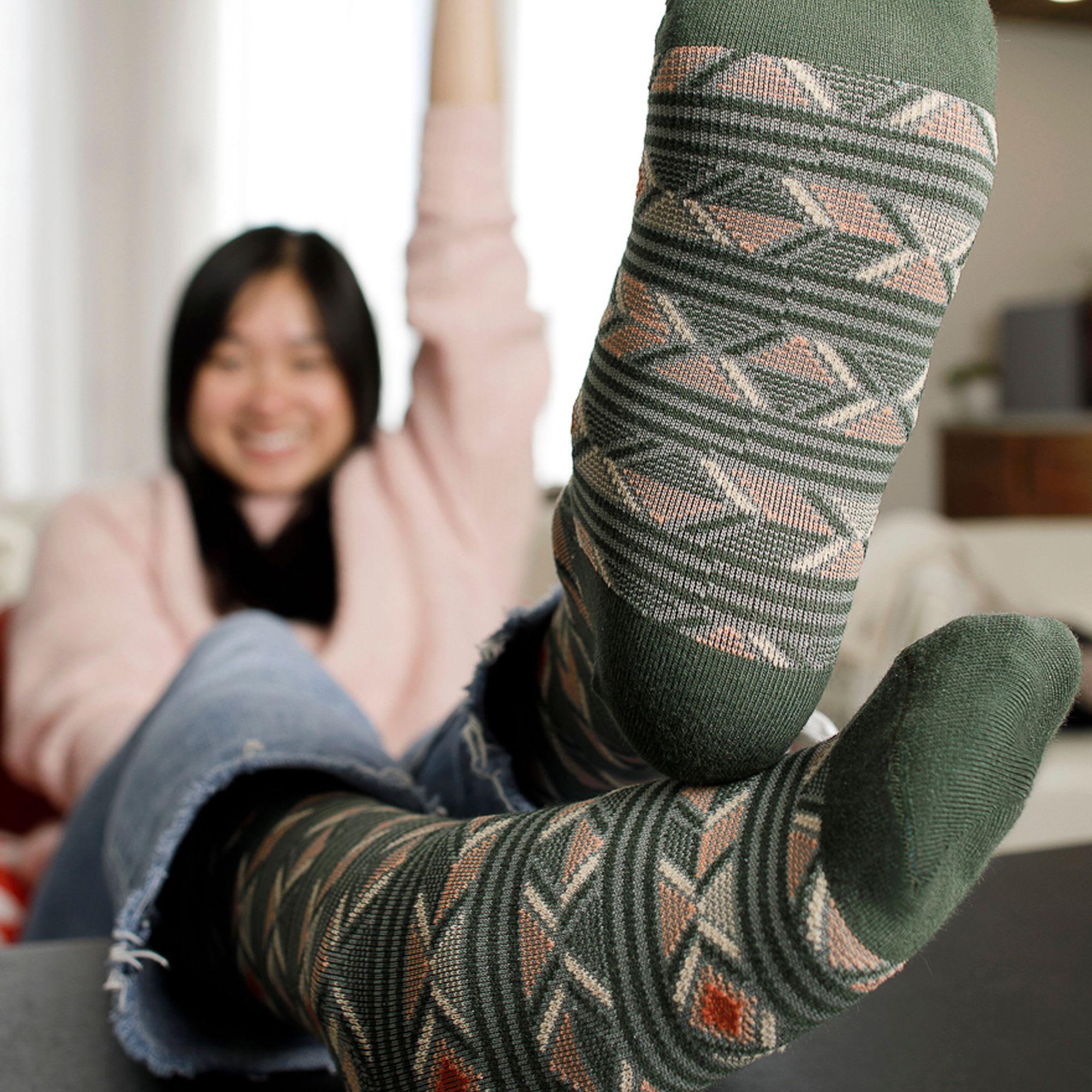 1 Pack Cotton Graduated Compression Socks | 15-20 mmHg 5/7