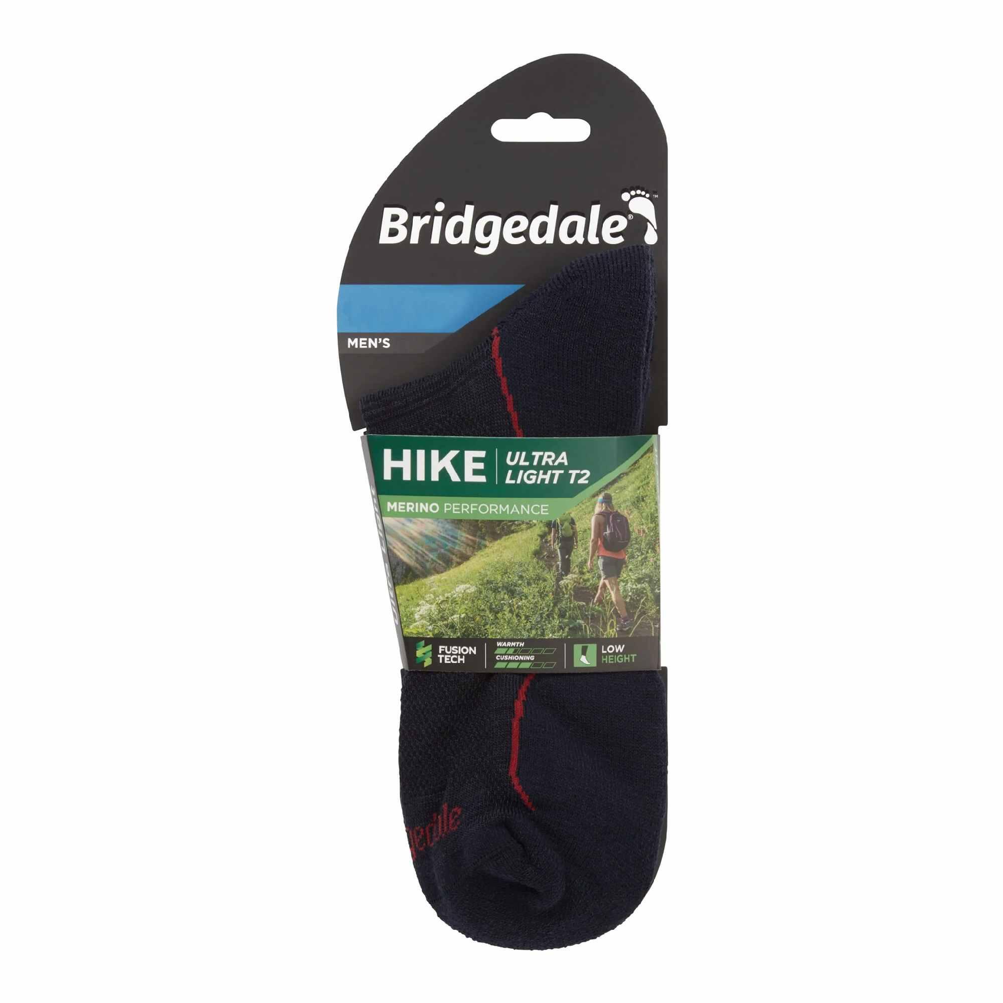 Mens Hiking Ultralight T2 Merino Wool Performance Low Cut Socks 2/6