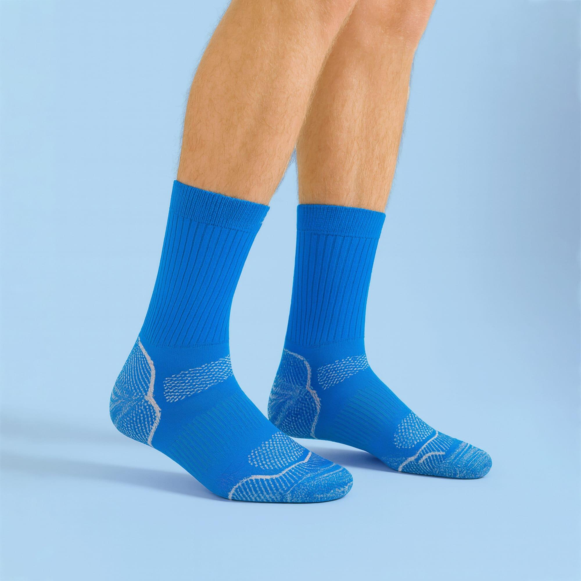 COMODO - Chaussettes Sport Compression Homme Femme | Bas Running - 1 Paire 3/4