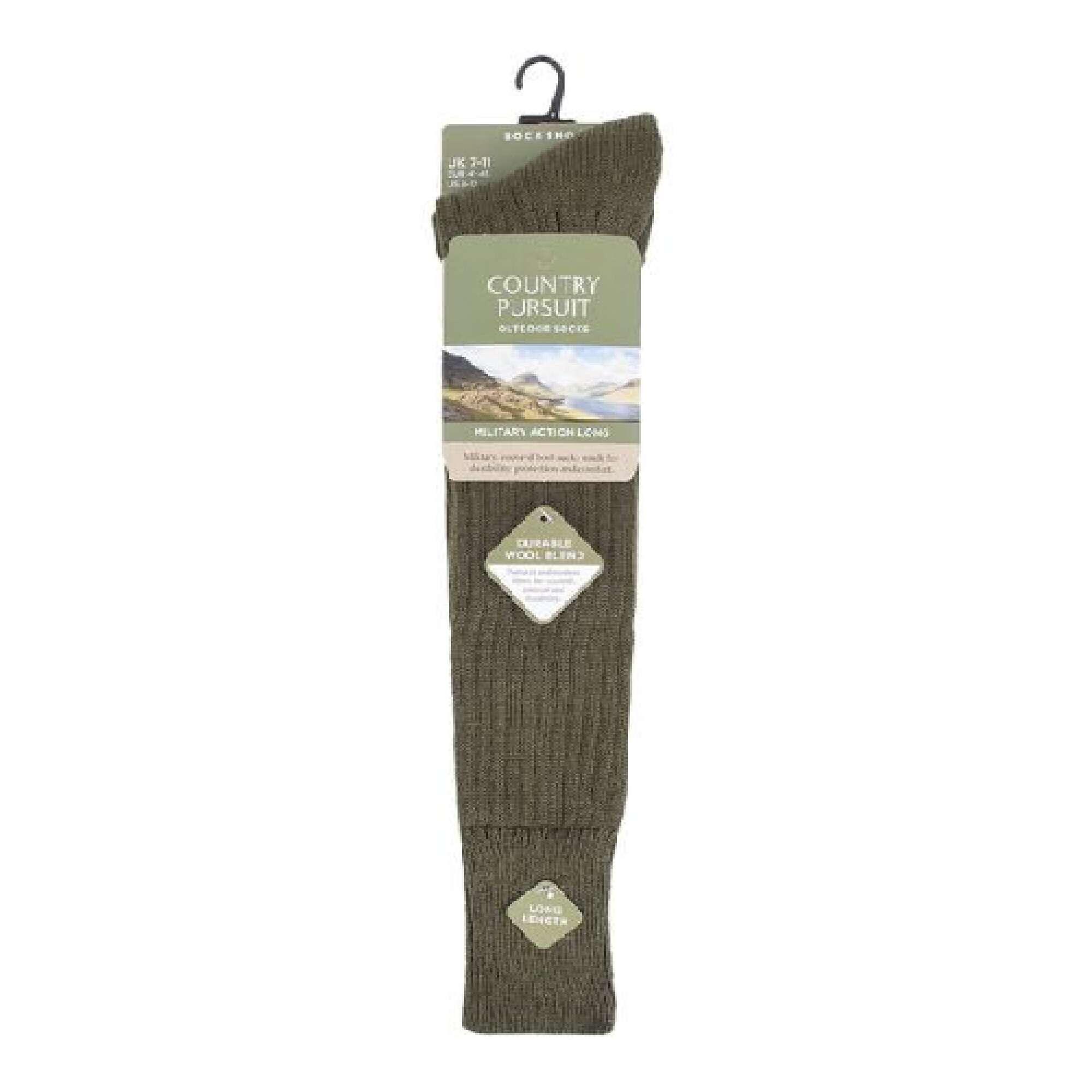Country Pursuit - 1 Paire Homme Hiver Lounges Hautes Chaussettes en Laine 2/4