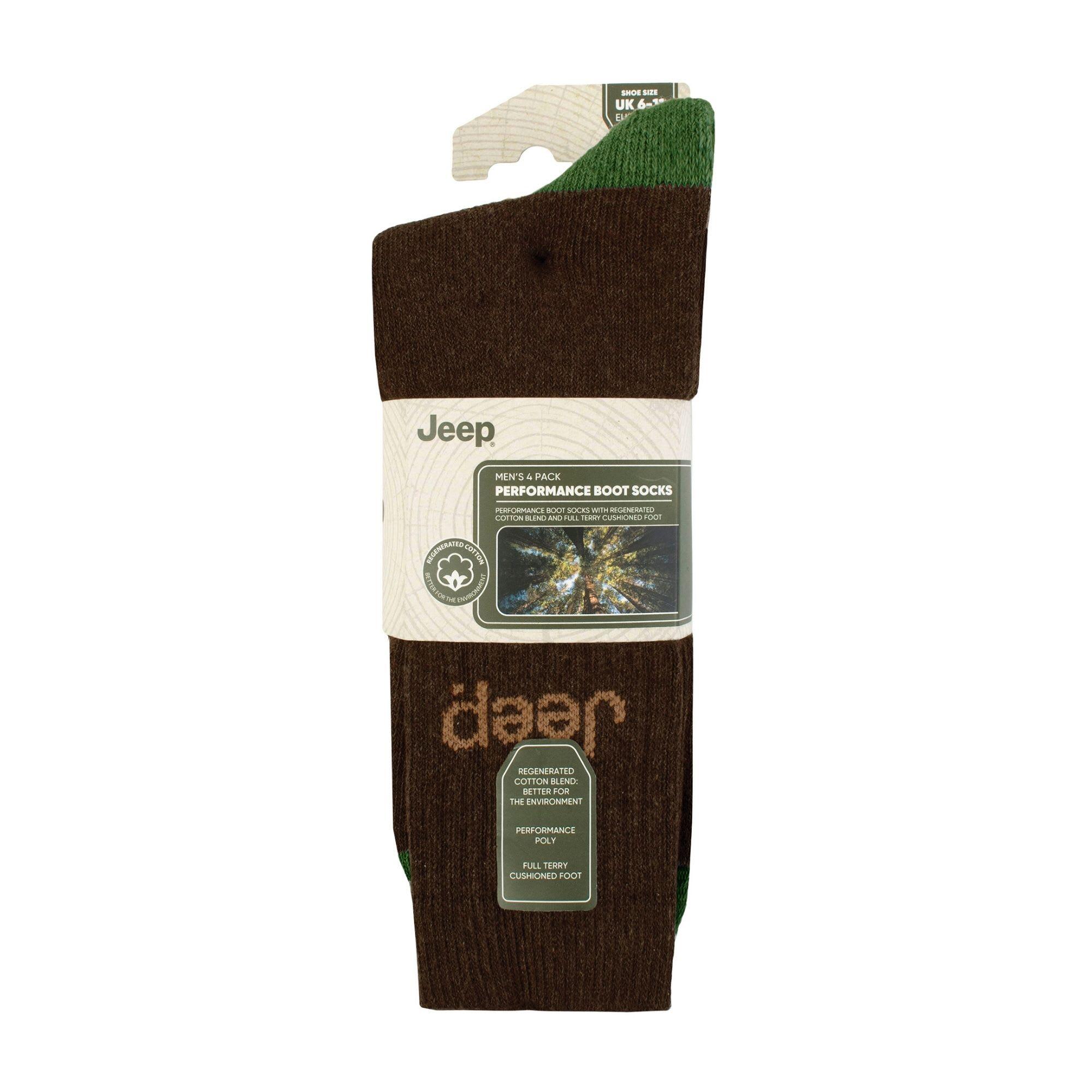 Lot de 4 paires de chaussettes en coton camouflage pour hommes 2/4