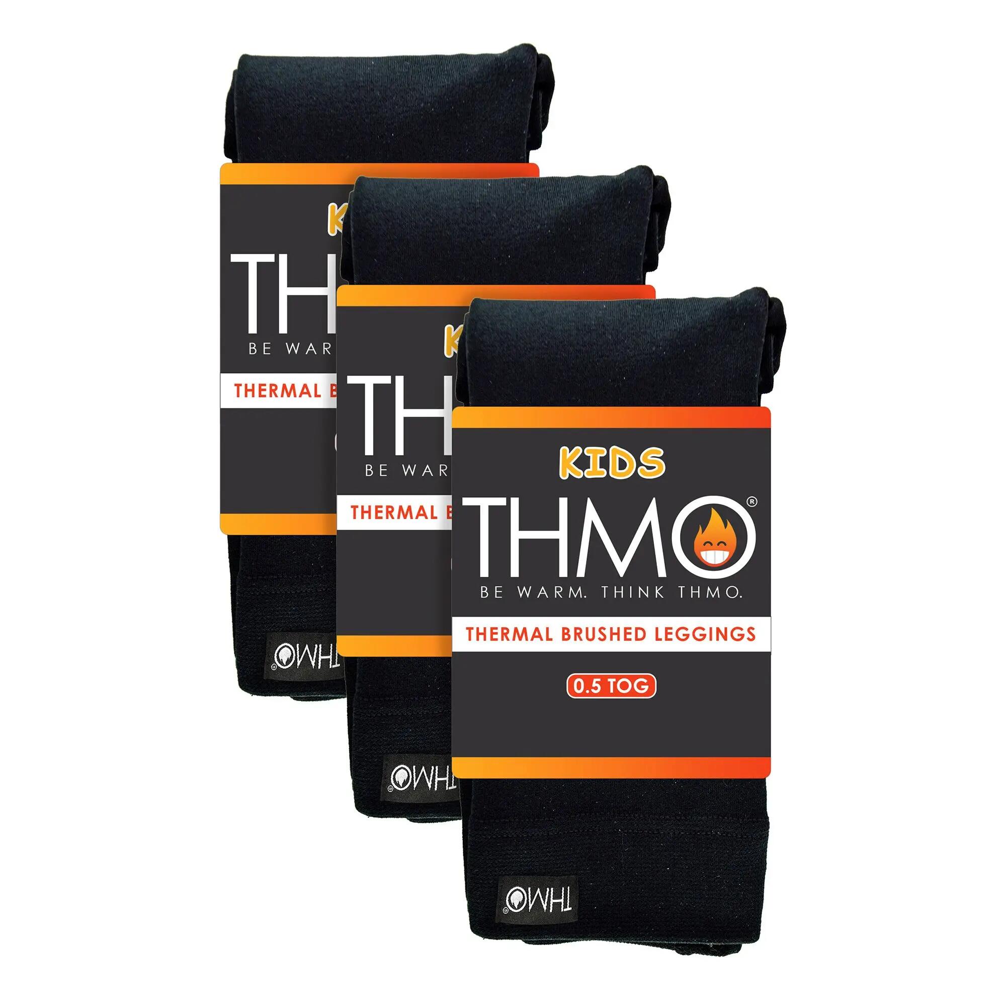 THMO - Ragazze Termico Leggings 3 Paia Calzamaglia senza piede 2/6
