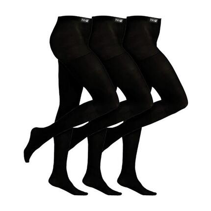 THMO - 3er Pack Mädchen Strumpfhose Winter Gefüttert | Leggings Gestrickt