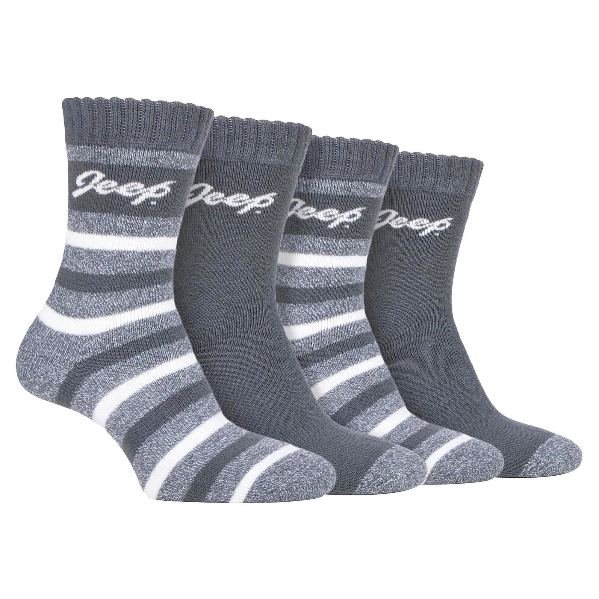 4er-Pack warme Damen-stiefelsocken mit Fleecefutter 3/4