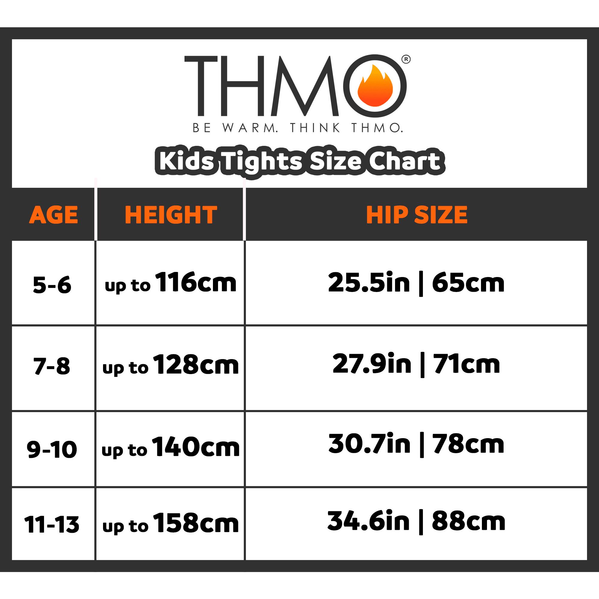 THMO - Ragazze Termico Collant 3 Paia XXL Extra Morbido 6/6