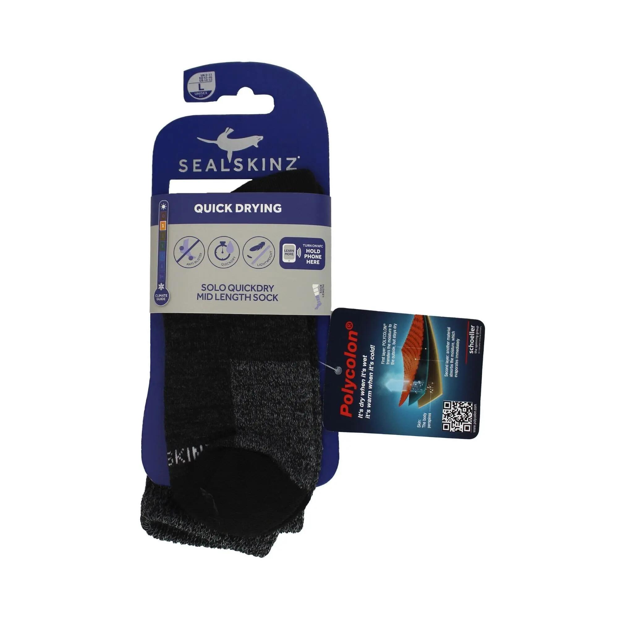 Sealskinz - Uomo 3/4 Calzini Trekking Tecnici 2/4