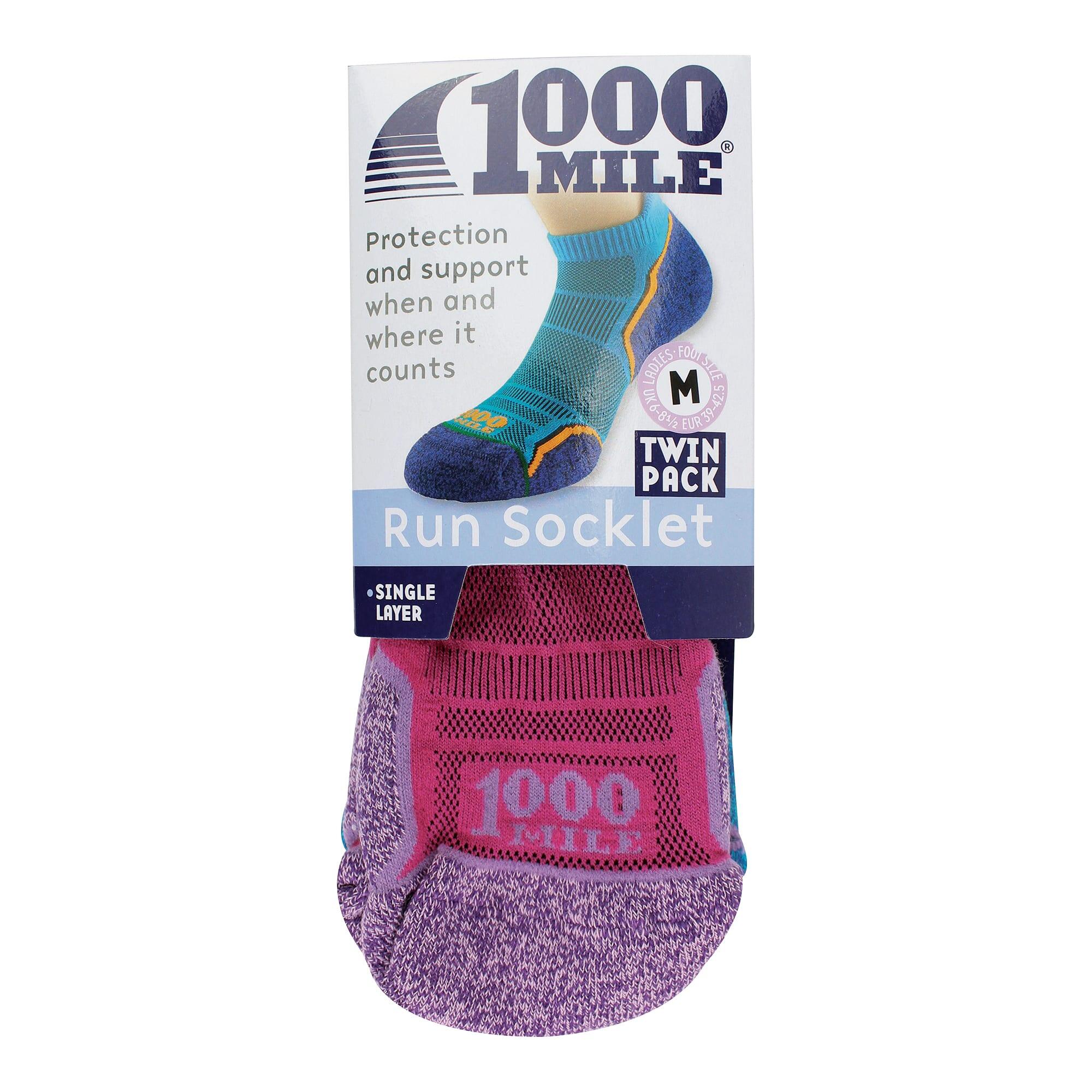 Jednowarstwowe Skarpetki Damskie Run Socklet - 2 Pary 2/6