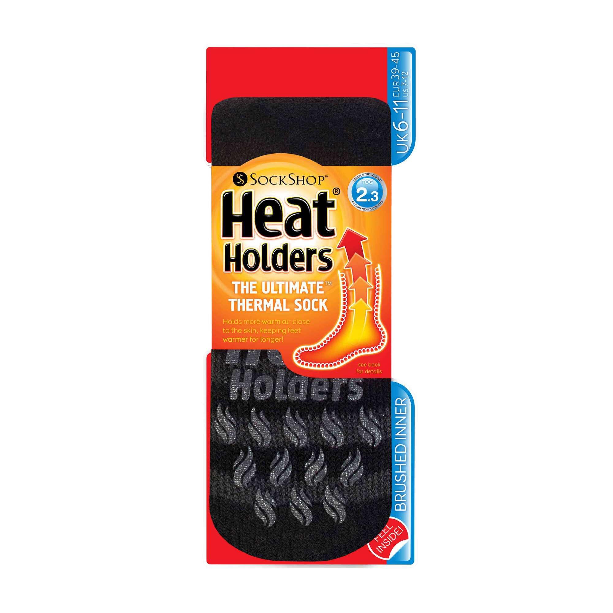 Heat Holders Herren Extrem Warme Antirutsch socken Winter mit Abs 2/6